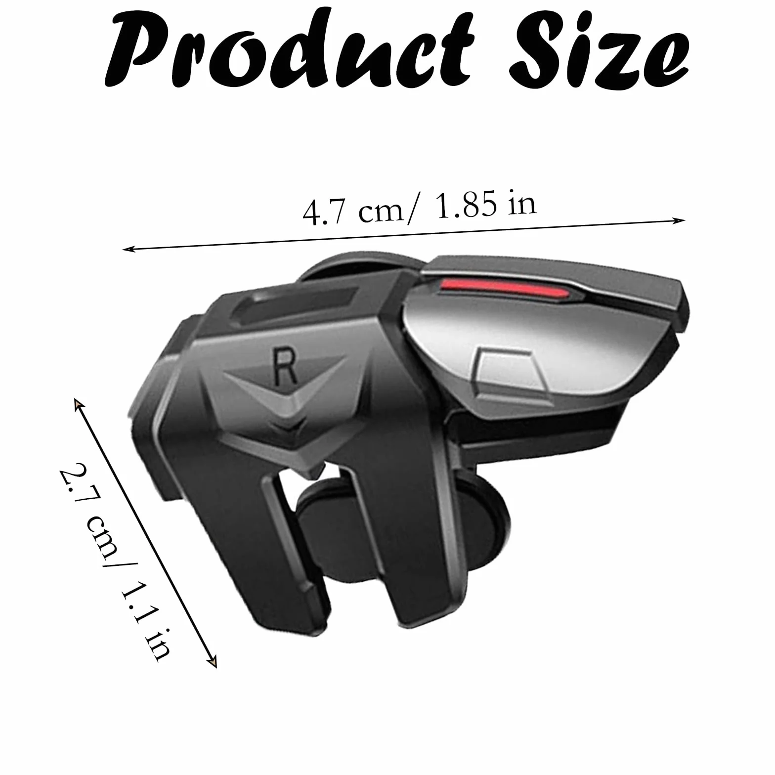 Contrôleur de Jeu Gachette Mobile Trigger, Manette E-Sport Mobile, pour Smartphones Android et Apple