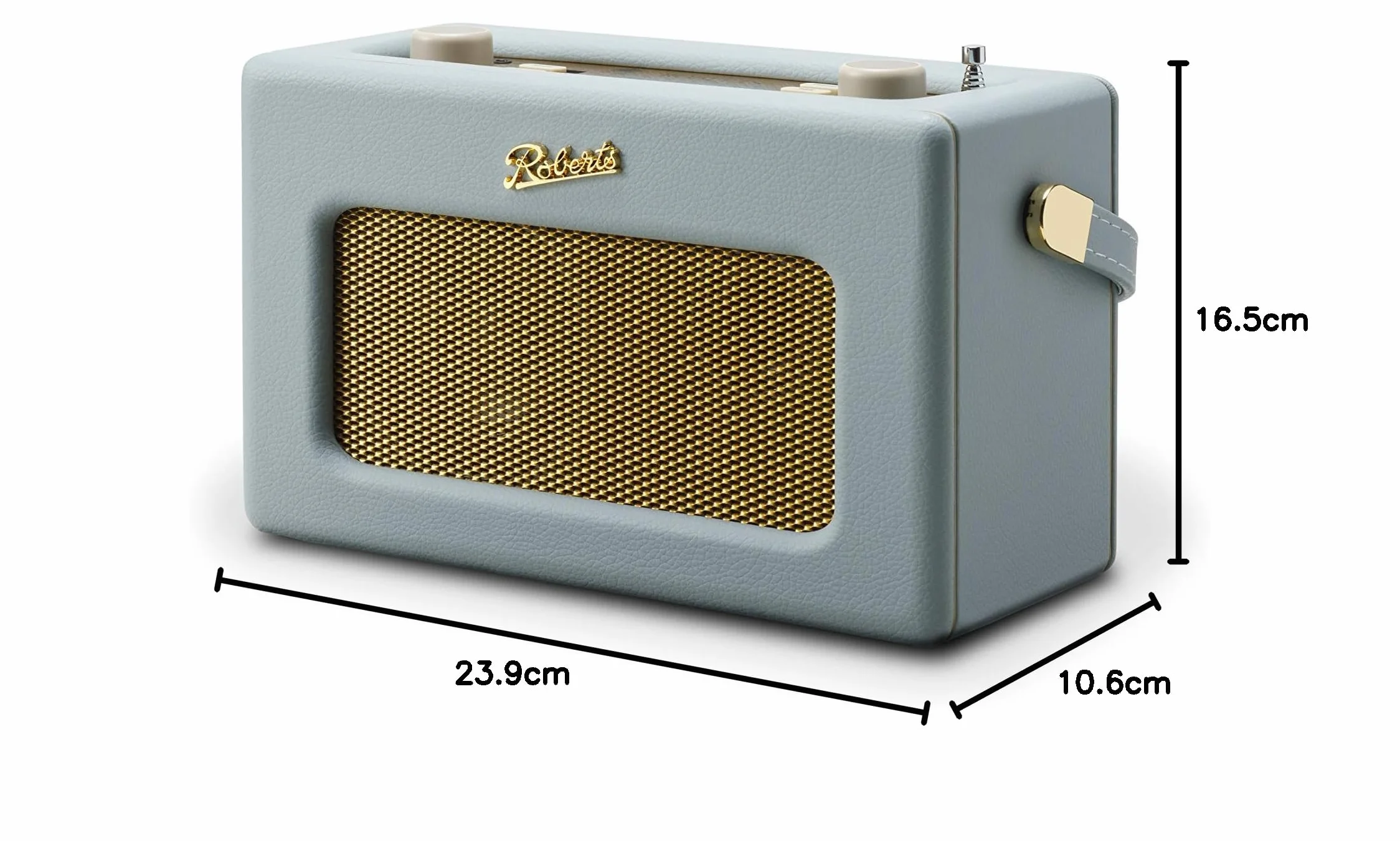 Roberts Revival iStream 3L DAB+ FM Bluetooth WiFi Radio Portable Bleu Ciel