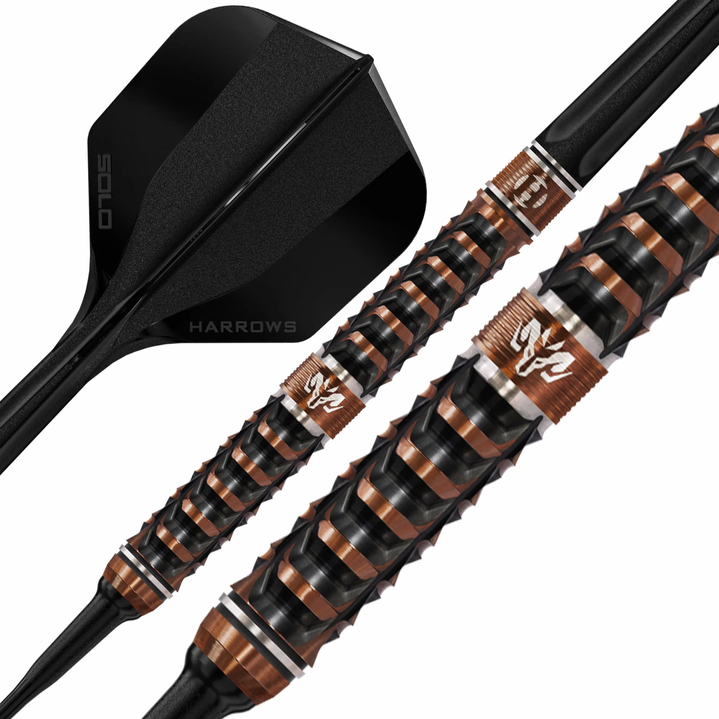Fléchettes Harrows Wolfram Trinity 97% tungstène pointe souple CNC TiN bronze Quick Point Solo 18 g