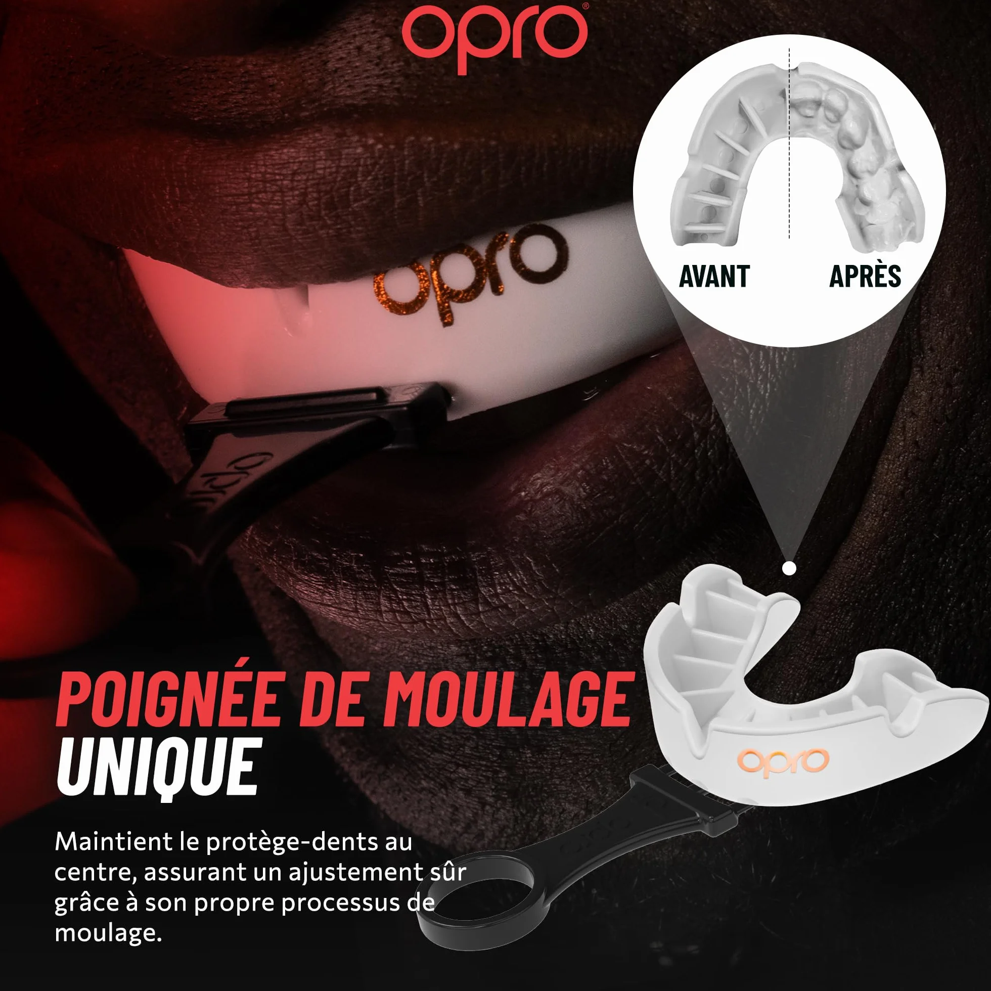 OPRO Protège-dents Niveau Bronze Boxe MMA Rugby Hockey Adultes Enfants Facile à Mouler