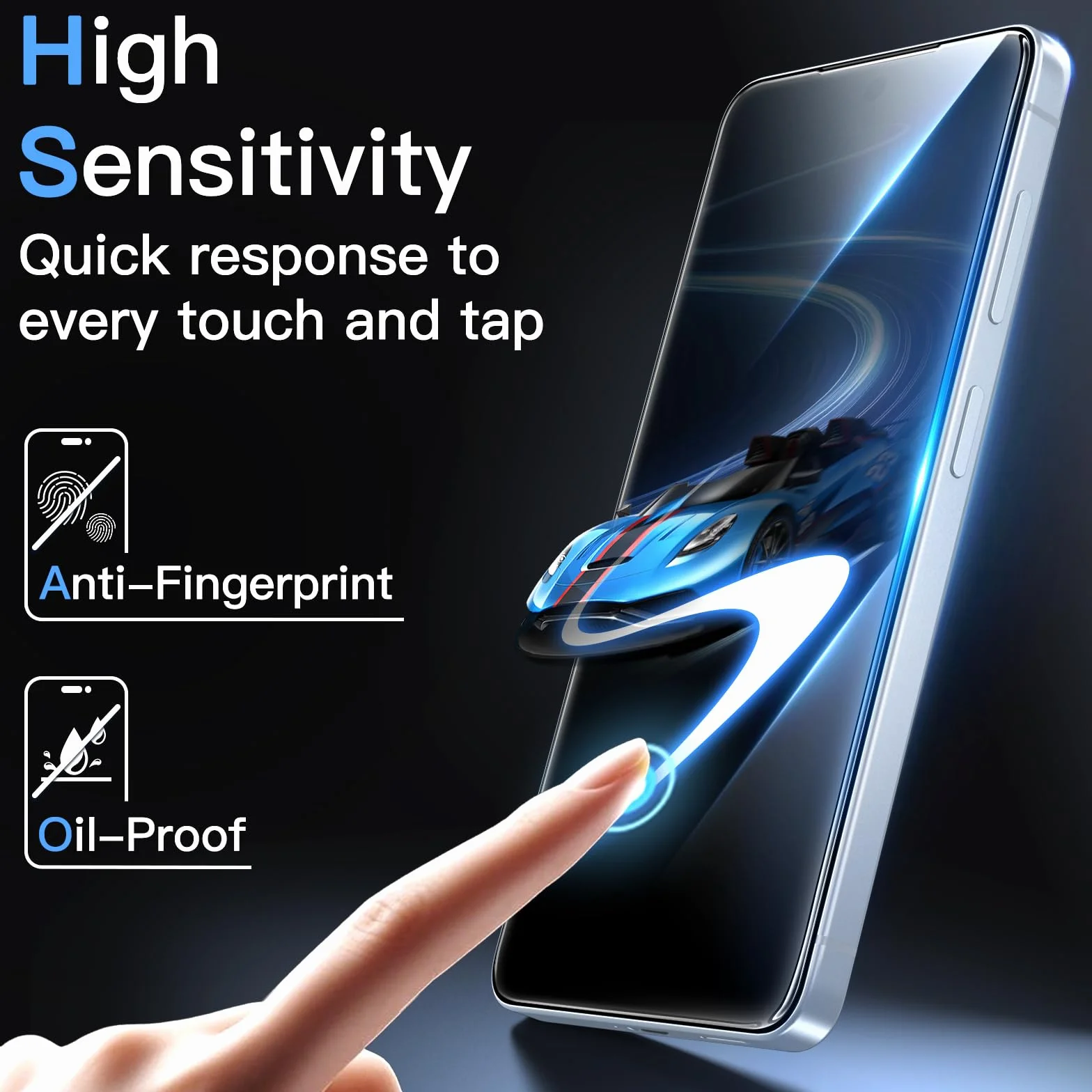 JETech Protection D'écran pour Samsung Galaxy S26, Film en Verre Trempé 9H avec Outil d'Installation Facile, Compatible Empreinte Digitale ID, HD Transparent, Lot de 3