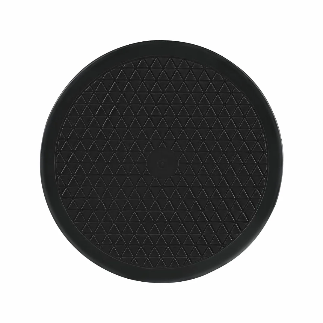 Hama Plateau Tournant Universel Hama 30cm (Plateau Rond Rotatif 360° Multifonction, Taille L, Supporte 80 kg, idéal pour TV, Enceintes, Ecrans, Plantes, Ustensiles de Cuisine, Modelisme) Noir