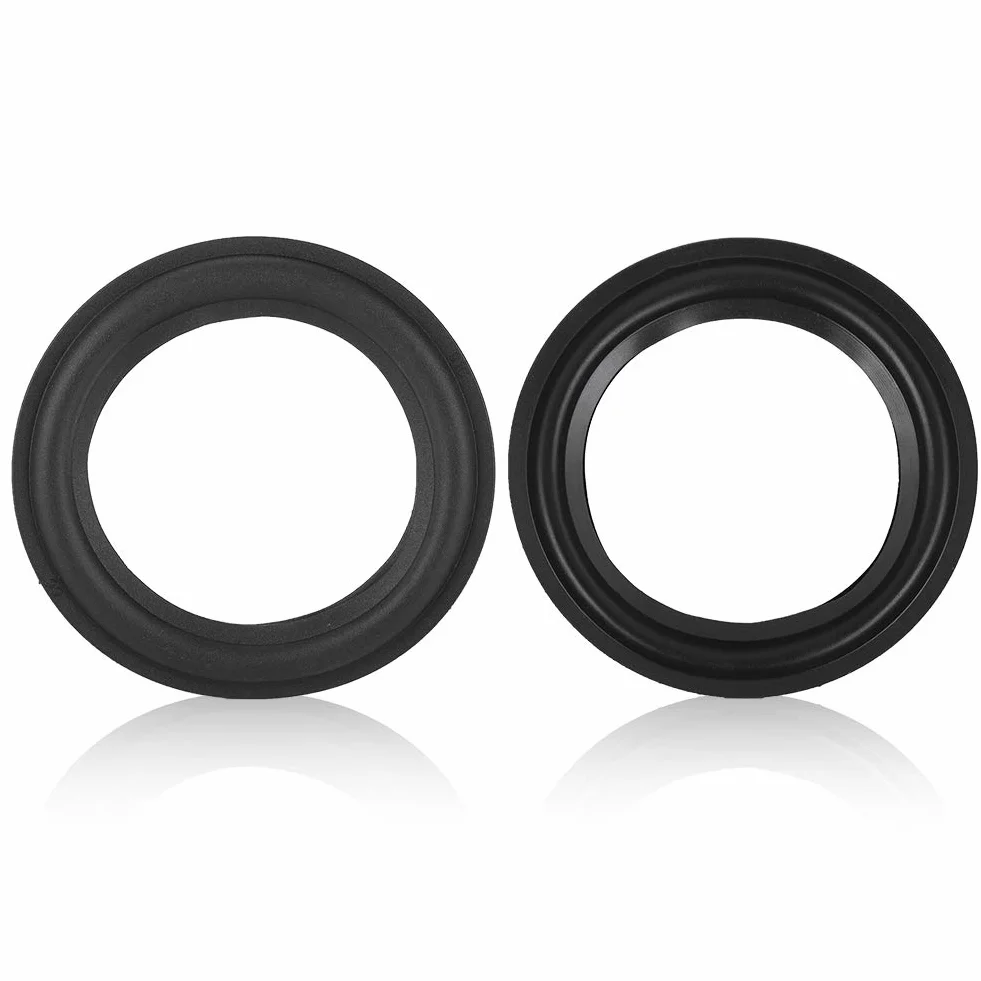 Caoutchouc Rewire 4 Pouces Woofer Suspension 12Cm Haut-Parleur Mousse Cabinet Kit De Réparation 11 Surround 3 4'' Haut-Parleur Surround Réparation Subwoofer Mousse Haut-Parleurs (4 Pouces)