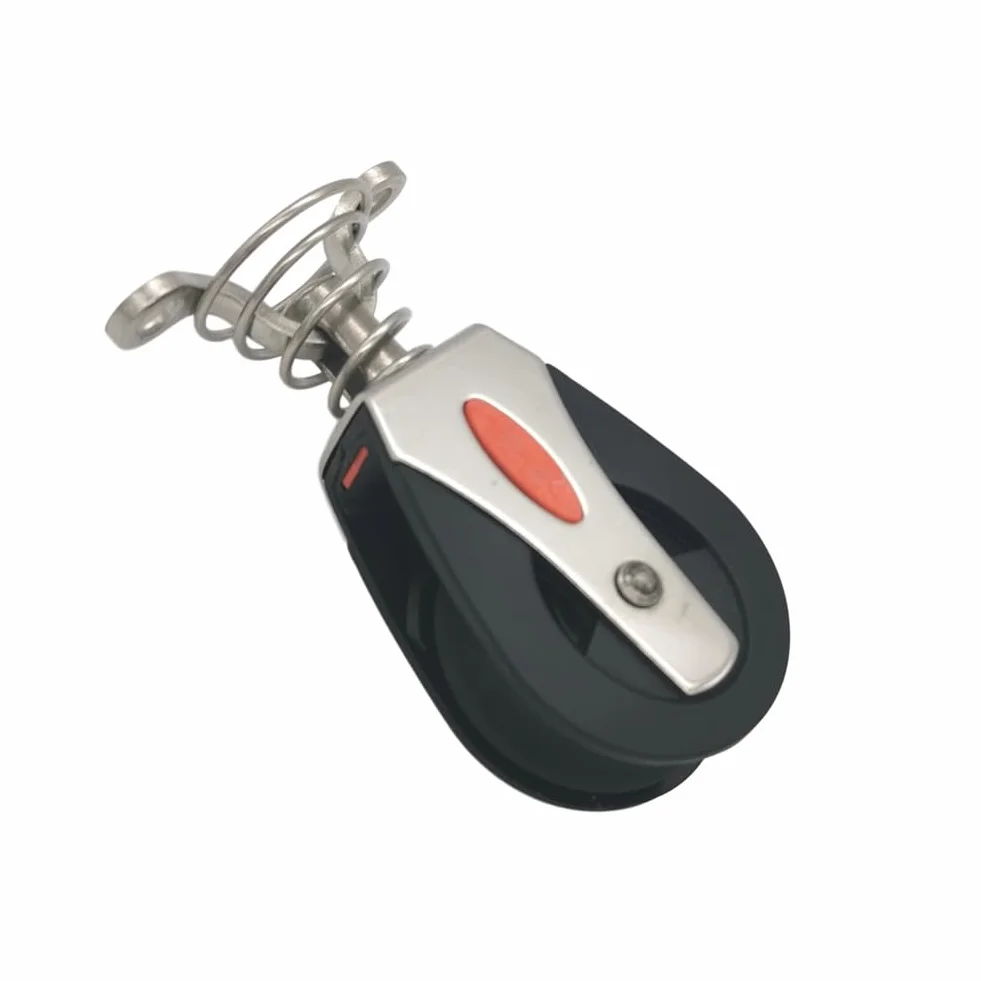 Poulie Pivotante en Acier Inoxydable Roulement Nylon pour Bateau Marine Accastillage