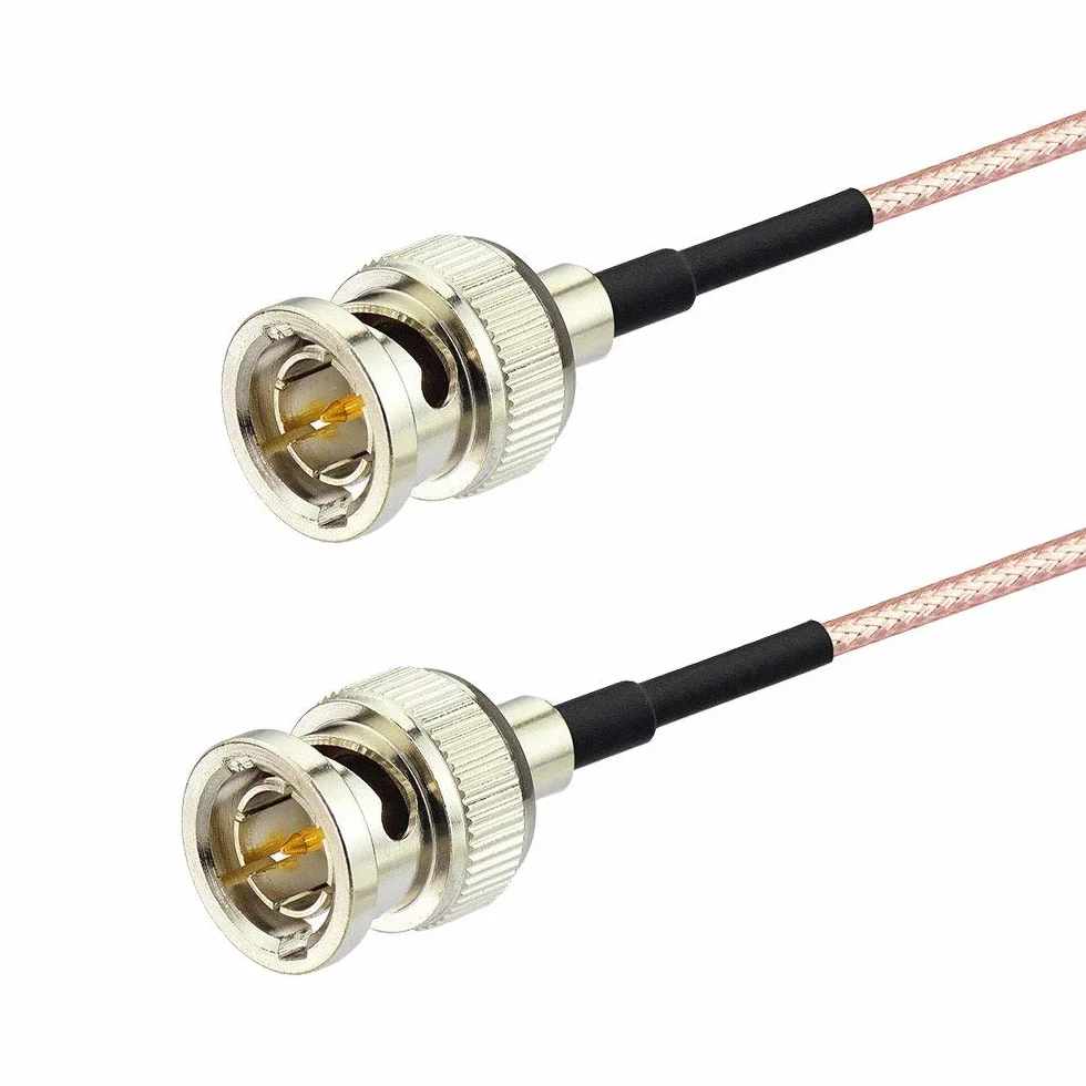 Bingfu Câble Rallonge BNC Vidéo SDI BNC Mâle vers Mâle 75 Ohm Cordon Câble Coaxial RG179 Fin 60 cm pour Moniteur Caméra SDI 4K 1080P 6G3G HD Enregistreur Caméras et équipements Vidéo
