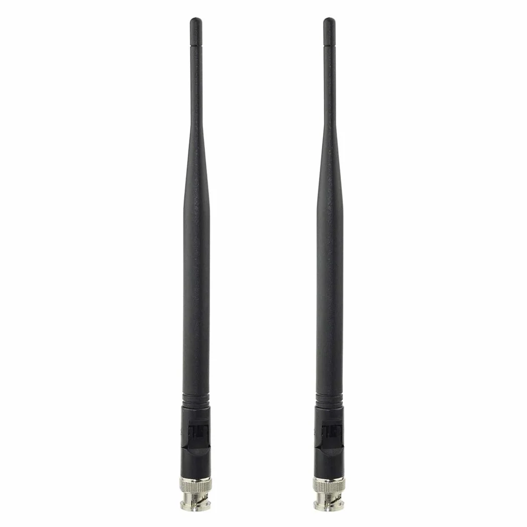 Bingfu Antenne UHF Mâle BNC 400MHz-960MHz Récepteur Microphone sans Fil (Paquet de 2) Compatible avec Récepteur de Micro Audio Numérique à Distance Dispositif Tuner Amplificateur Radio-Amateur
