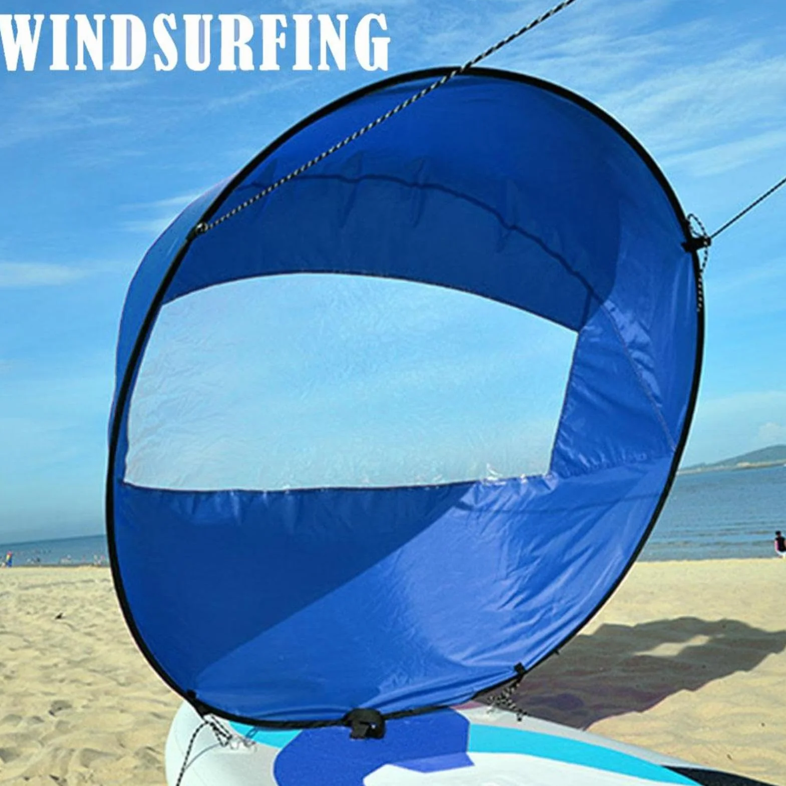 Voile pliable pour pagaie de kayak en PVC – Compact, portable, installation facile pour kayak, canoë et bateau gonflable