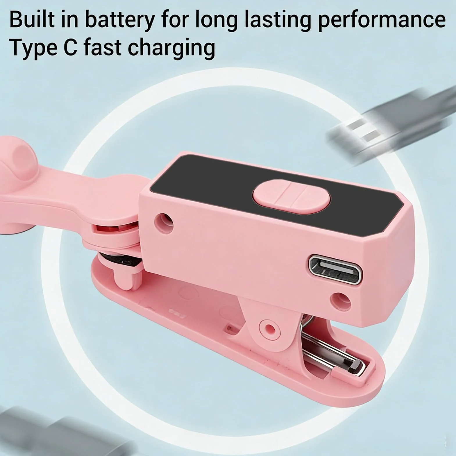 Dpofirs Clicker Automatique sans Fil pour Smartphone, Tapper Automatique D'écran de Téléphone Rechargeable, Clicker Continu Rapide pour Tiktok, Diffusions en Direct J'aime (Pink)