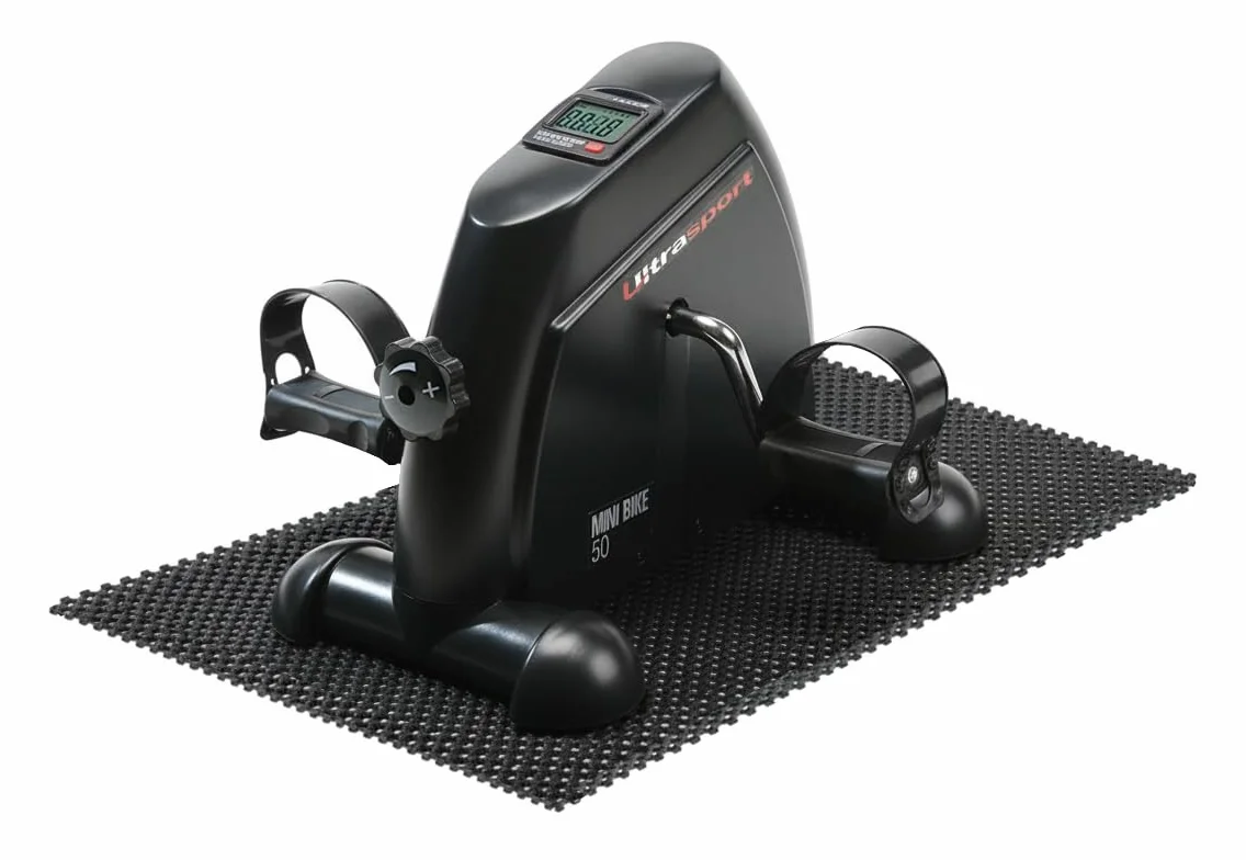 Ultrasport Mini Bike, vélo d'exercice compact pour bras et jambes