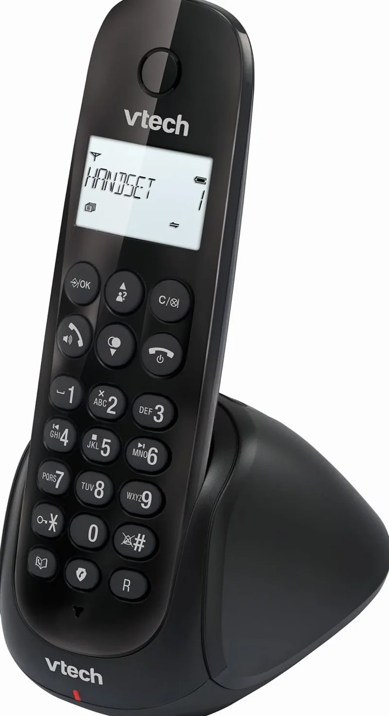 VTech CS1450 Téléphone sans Fil DECT avec Répondeur, Mains Libres, Blocage d'Appels, Identification de l'Appelant, Écran Rétroéclairé