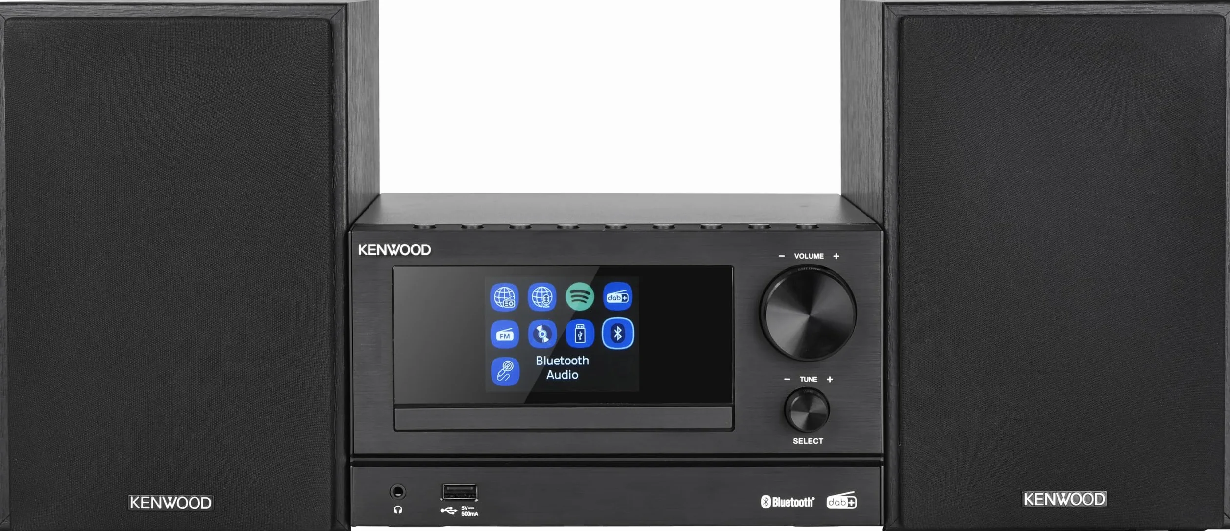 Kenwood M-7000S-B Microchaîne Noir Bluetooth USB CD Radio DAB+ FM