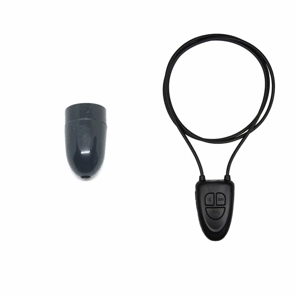 Ultramini Oreillette Invisible + Collier avec Microphone (Bluetooth V4)