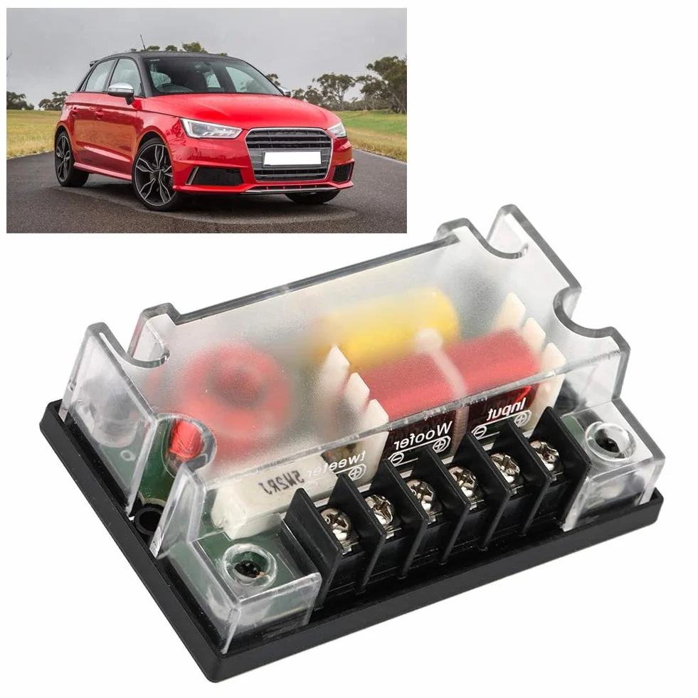 Diviseur de Fréquence Haut-parleur Voiture 2 Voies Filtre Audio Accessoires Automobiles