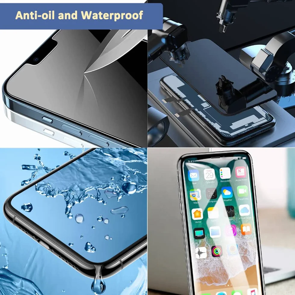 Yodoit Écran pour iPhone 13 LCD Ecran 6,1" FHD Tactile Vitre 3D Touch Face ID Digitizer Complet et Kit de réparation