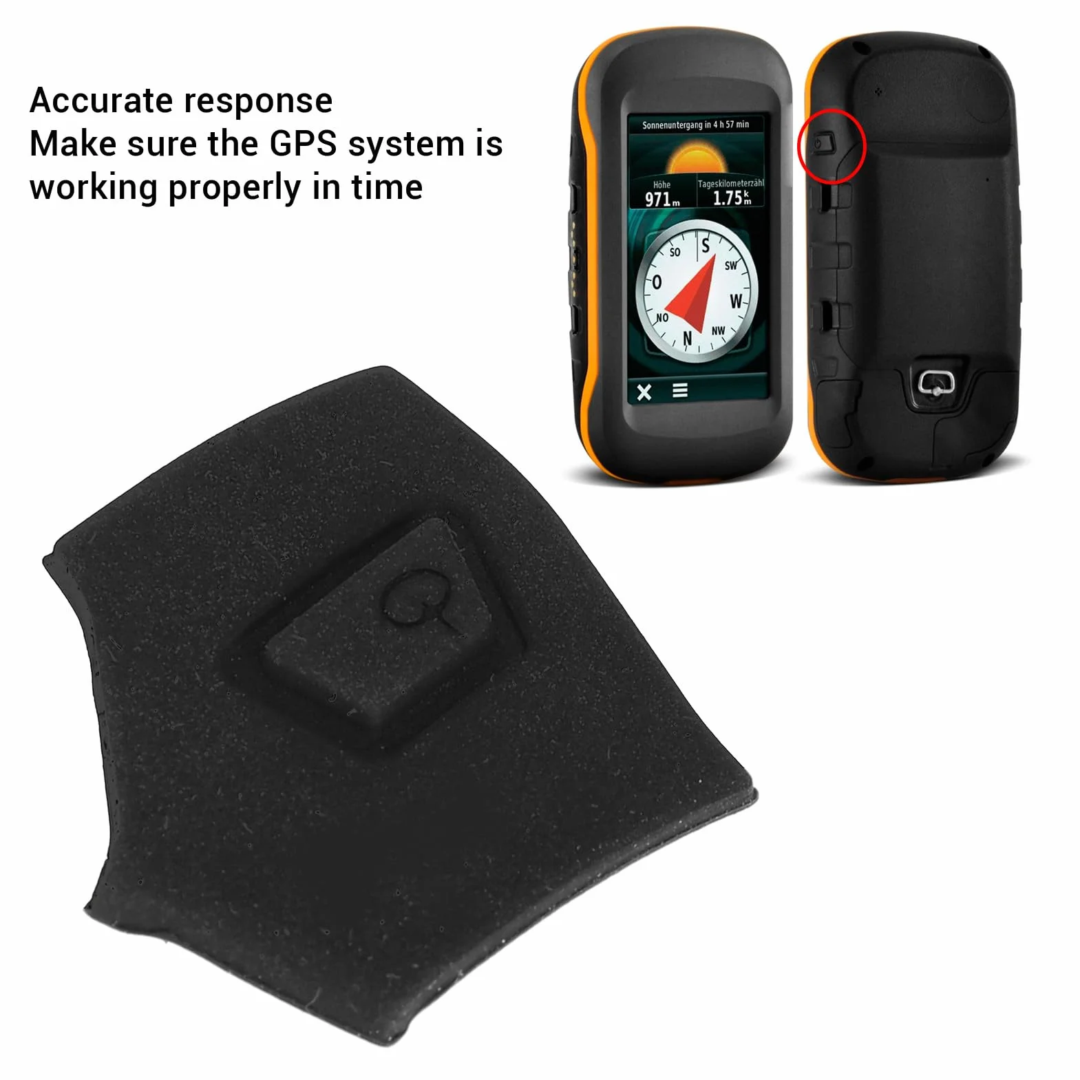 Bouton D'alimentation en Caoutchouc pour Montana 600 610 650 650T 680T