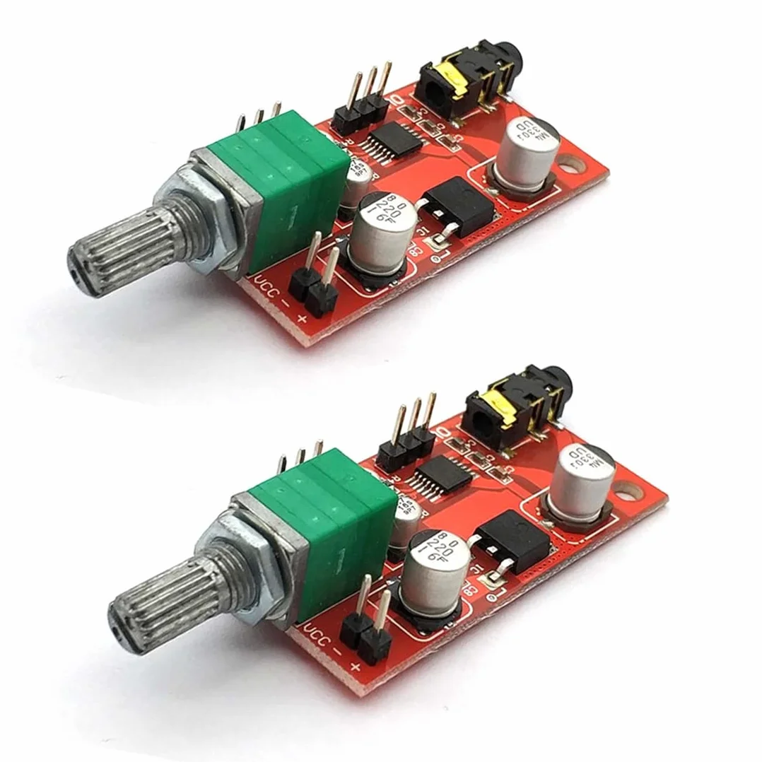 Hailege 2pcs MAX4410 Casque Amplificateur Amplificateur Casque Carte Mini Ampli Préampli Carte