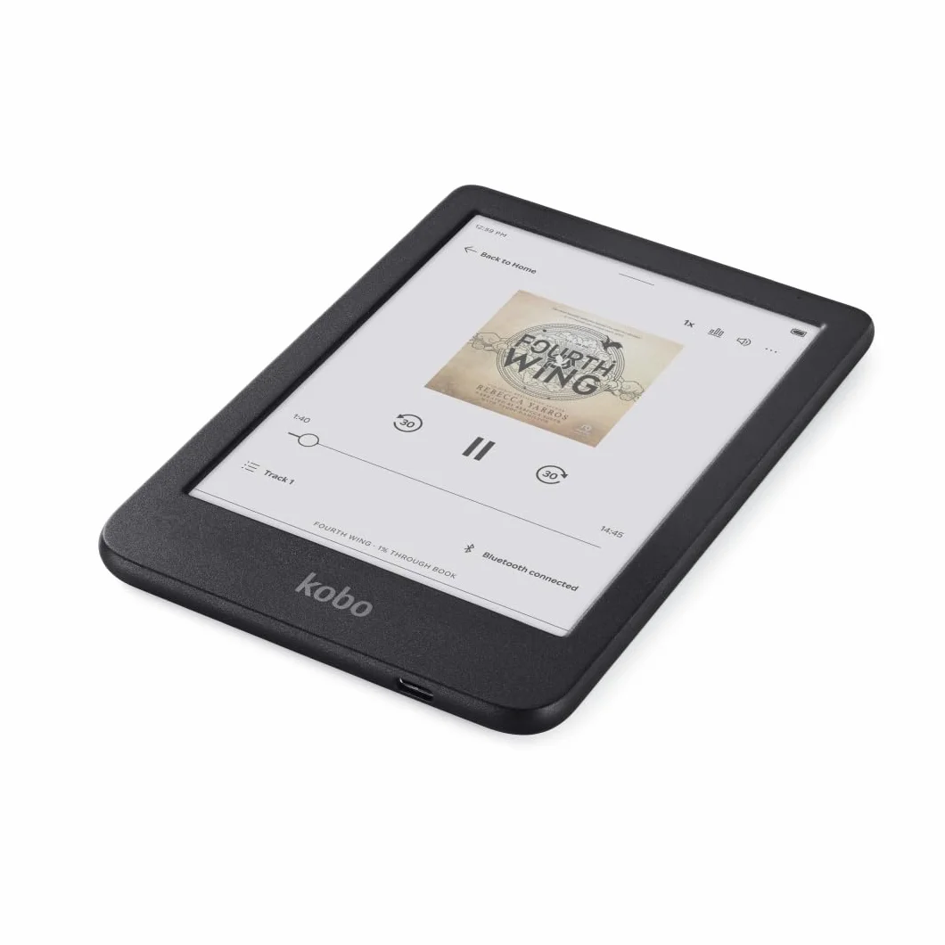 Kobo Clara Colour | Liseuse eBook Couleur | Écran Couleur E Ink Kaleido™ 3 sans Reflets de 6" | Option Mode Sombre | Étanche | Livres Audio | 16 Go de Stockage | Noir