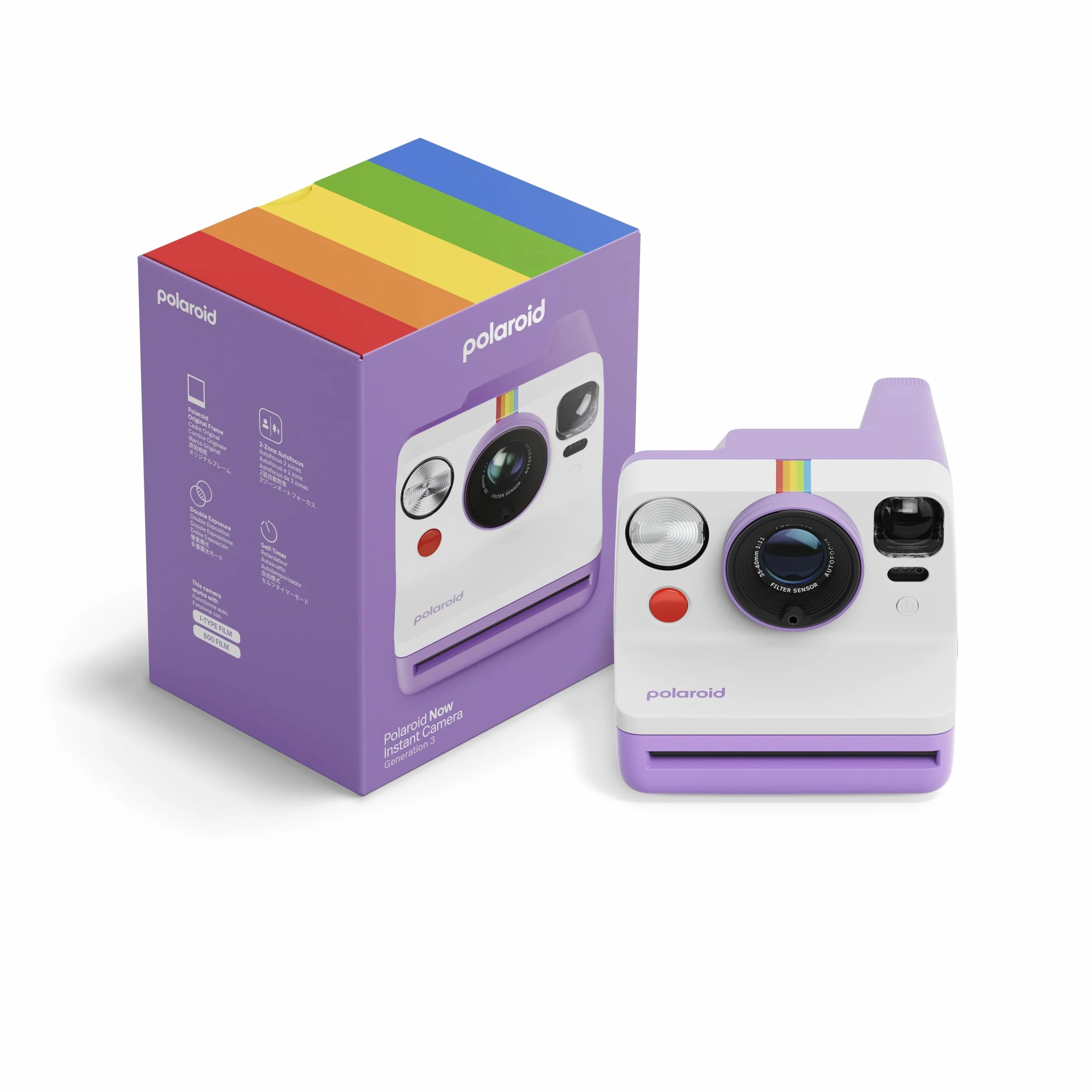 Polaroid Now 9159 Appareil Photo instantané de Type I Violet