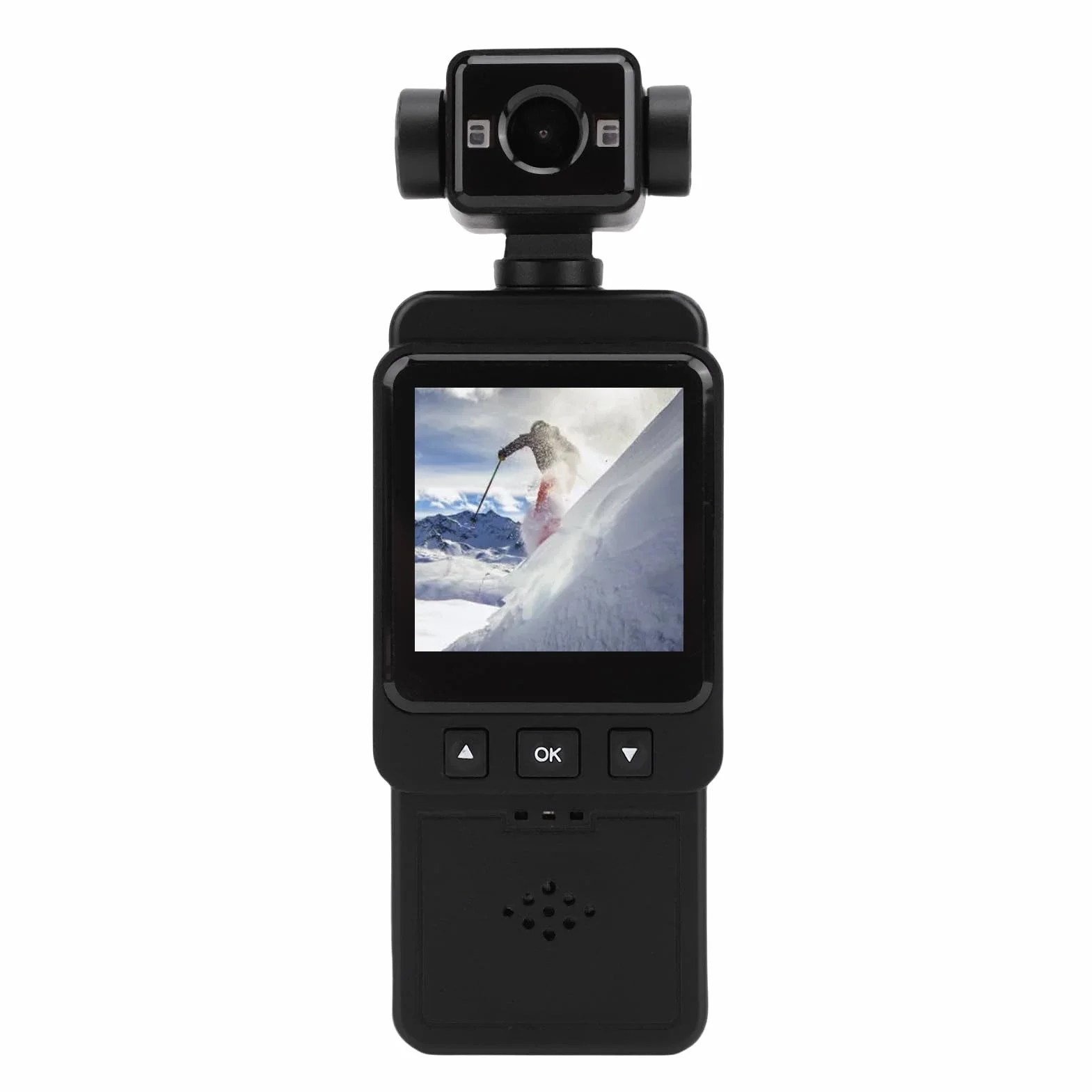 Topiky Caméscope, Caméra de Vlog Numérique de Stabilisation Multi-axe pour Youtube, Caméras Corporelles avec Enregistrement Audio et Vidéo, de Vidéo Portable Vlogging