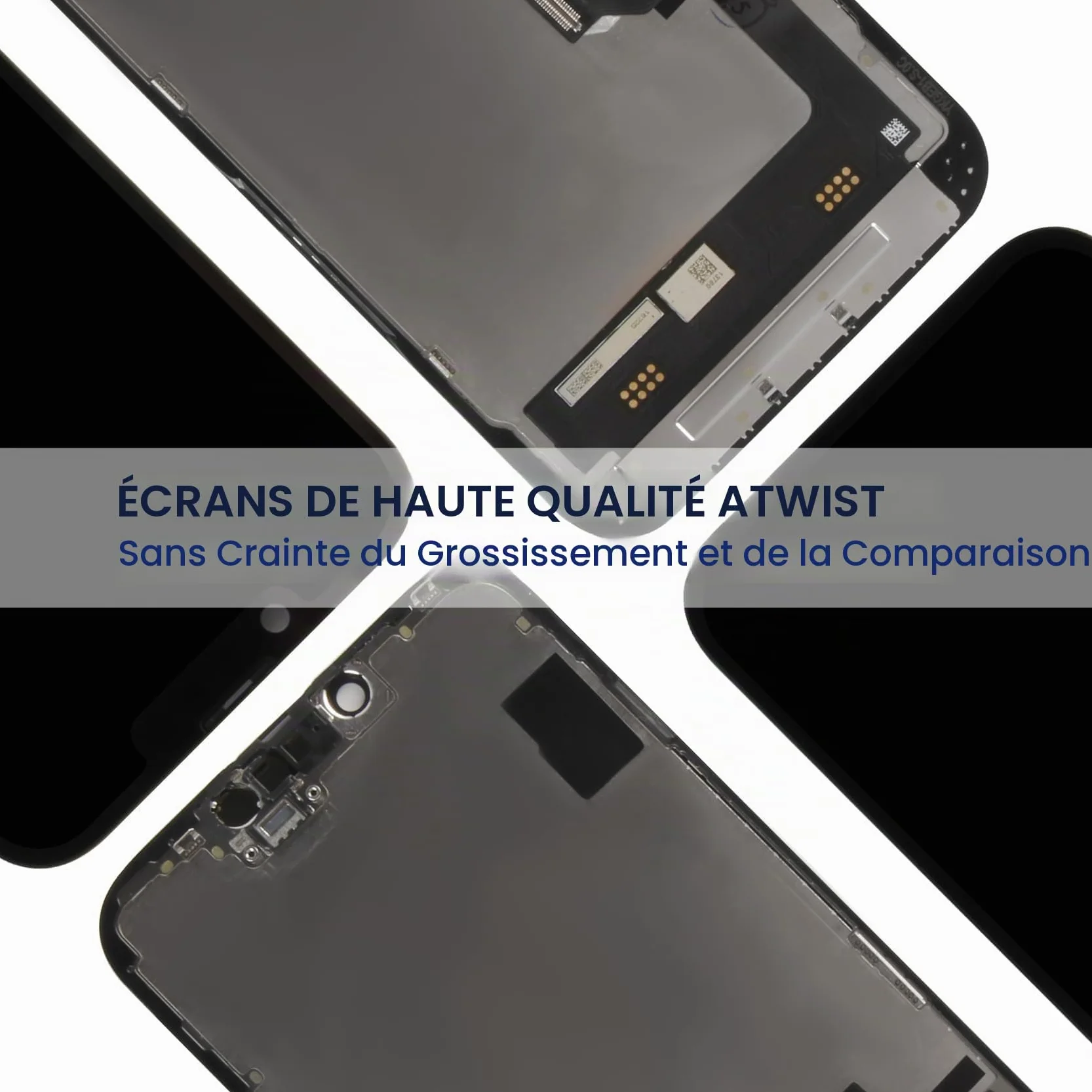 Atwist pour iPhone 14 Écran LCD pour iPhone 14 LCD Display pour iPhone14 6.1" Écran Tactile Remplacement A2882 A2649 A2881 A2884 A2883 Verre Numériseur Assemblée avec Réparation Kits