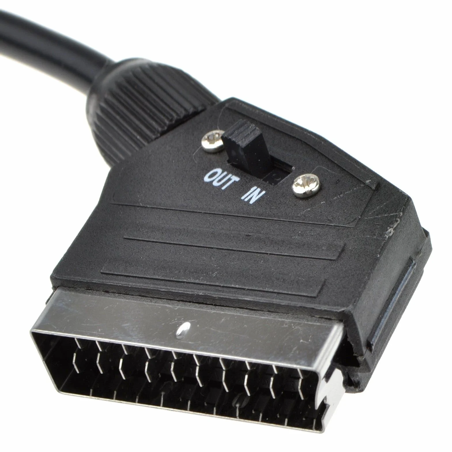 kenable Péritel Fiche In/Out Vers Rouge Blanc Jaune RCA 3 x Cinch Fiches AV câble 2 m [2 mètre]