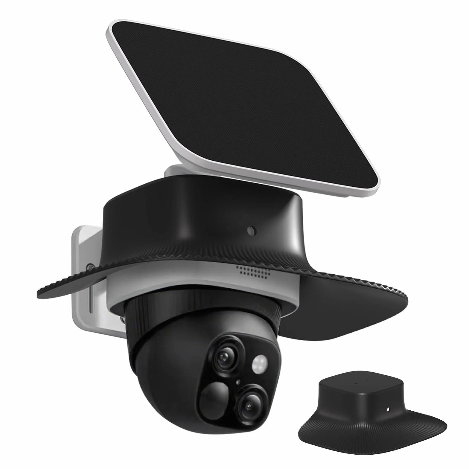 Support Anti-Pluie pour caméra Eufy Security SoloCam S340, Protection Solaire extérieure pour caméra Eufy S340, protège la caméra de la poussière et des Rayons UV