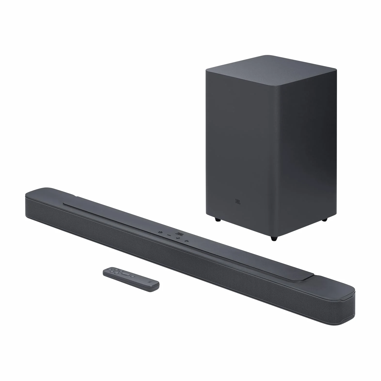 JBL SoundBar 2.1 Deep Bass MK2, Barre de Son pour Télévision, Design Compact, Noir