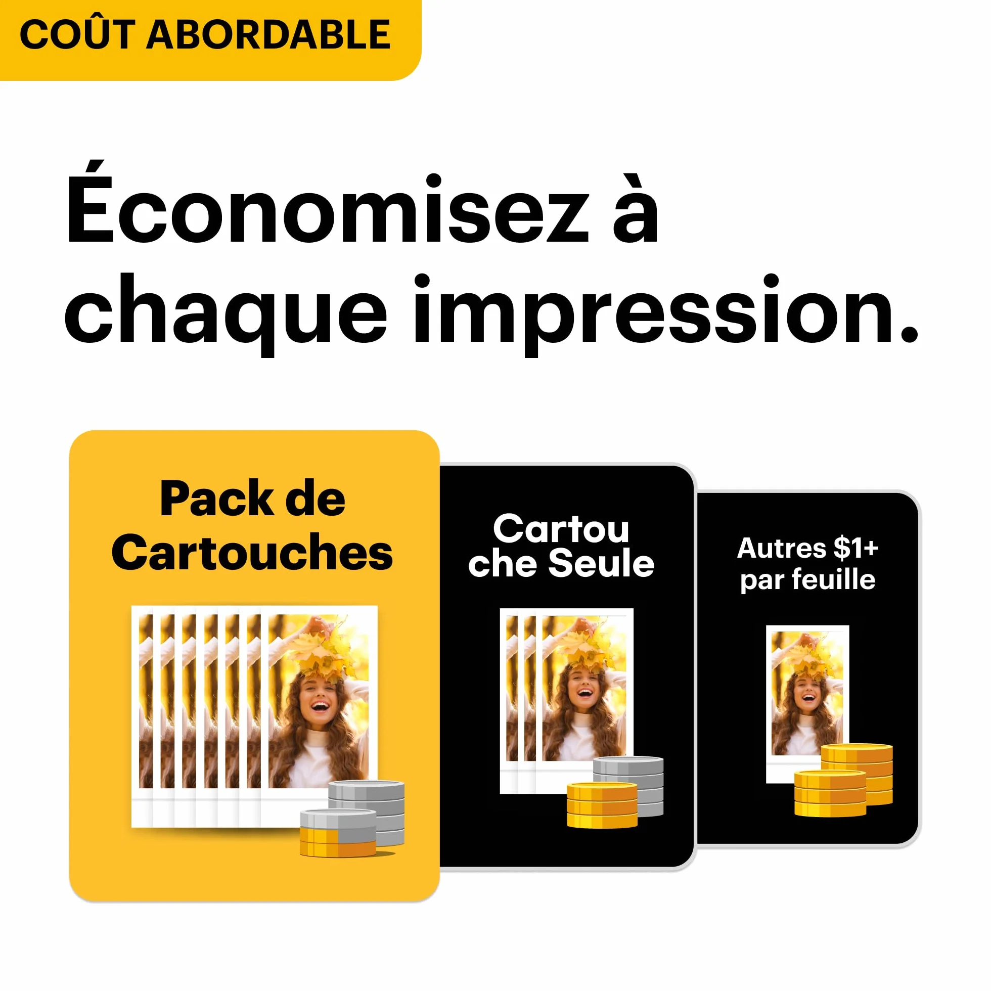 KODAK Mini Shot 2 Era 4PASS 2-in-1 Appareil Photo Instantané et Imprimante Photo Portable (5,3x8,6cm) (Appareil Photo + Paquet avec 38 Feuilles, Noir)