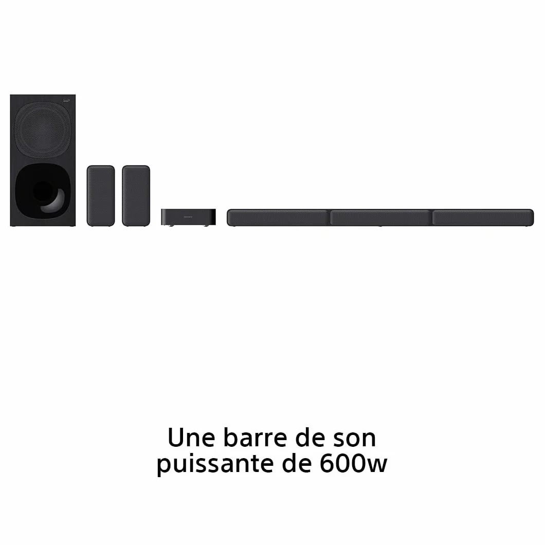 Sony HT-S40R Barre de Son 5.1ch Home Cinéma sans Fil Noir