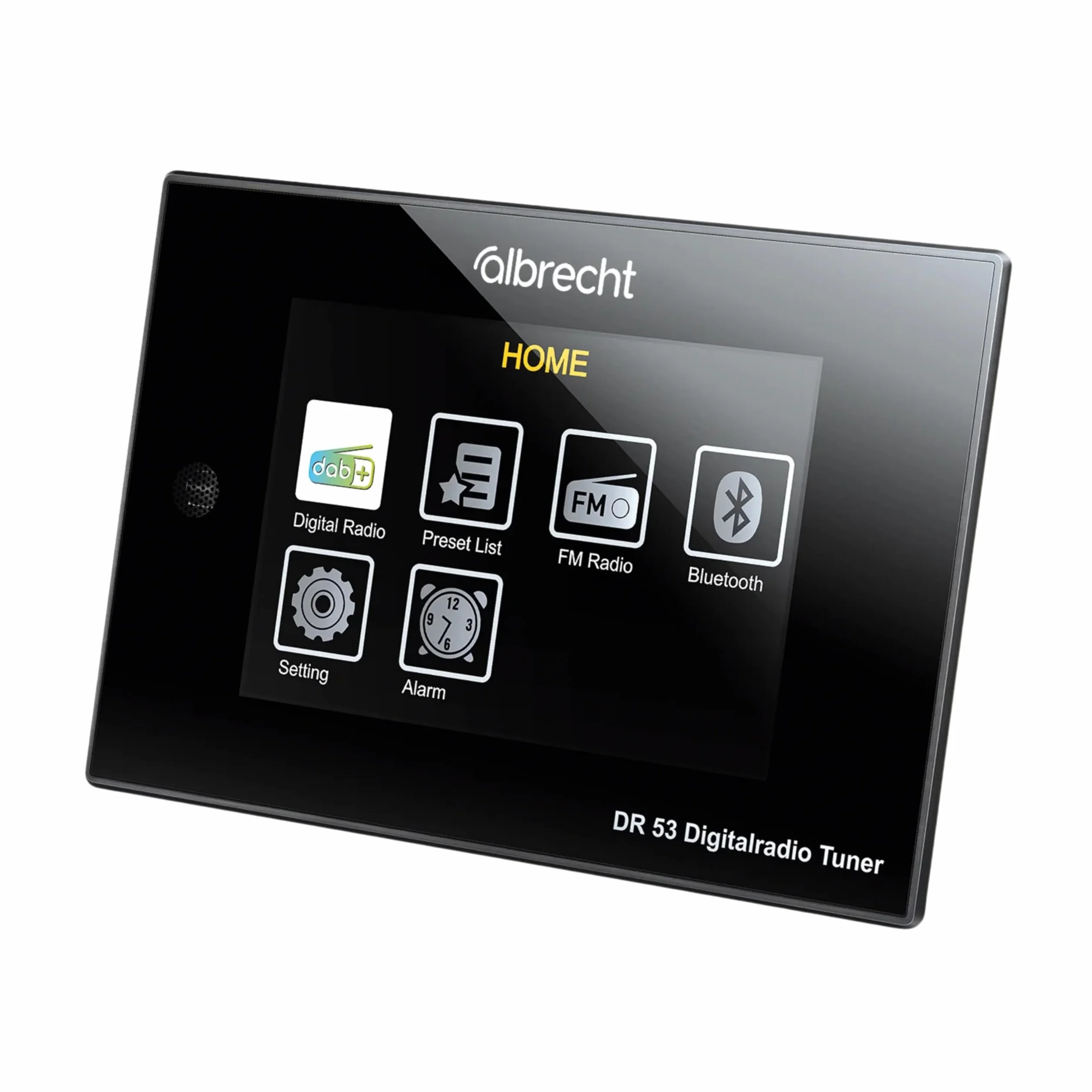 Albrecht DR53 27251 Tuner Radio numérique Dab+/FM avec écran Couleur 4" pour Connexion à la chaîne stéréo avec télécommande