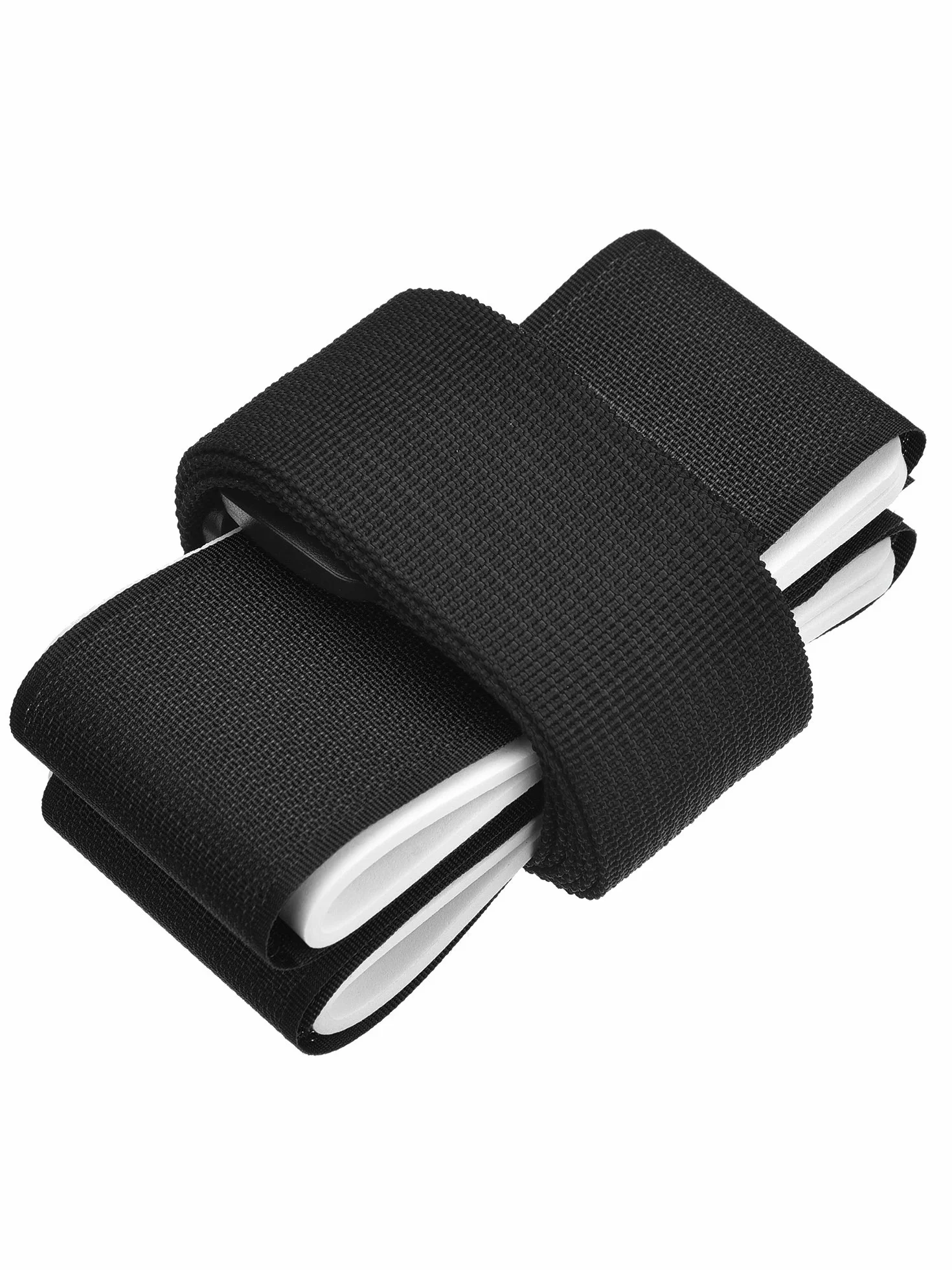 Bandoulière de Ski Porte-Épaules Réglable avec Sangle Rembourrée pour Transporter Skis et Bâtons, Noir