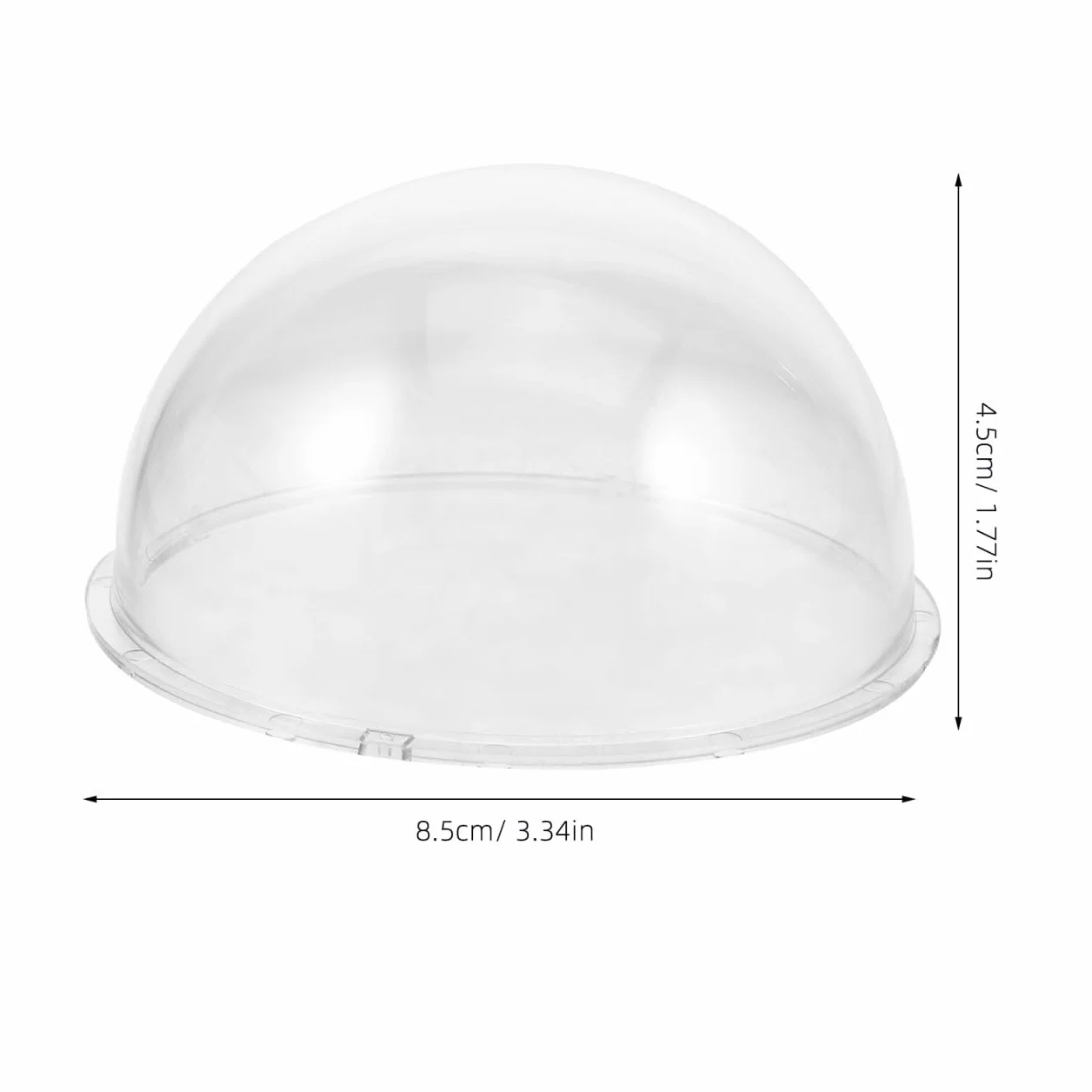 Angoily Couverture De Caméra De Sécurité Dôme Transparent 3.1 Pouces Protection Extérieure Et Intérieure Étui Résistant À La Pluie pour Caméra De Surveillance 8.5 X 8.5 X 1.8 Pouces