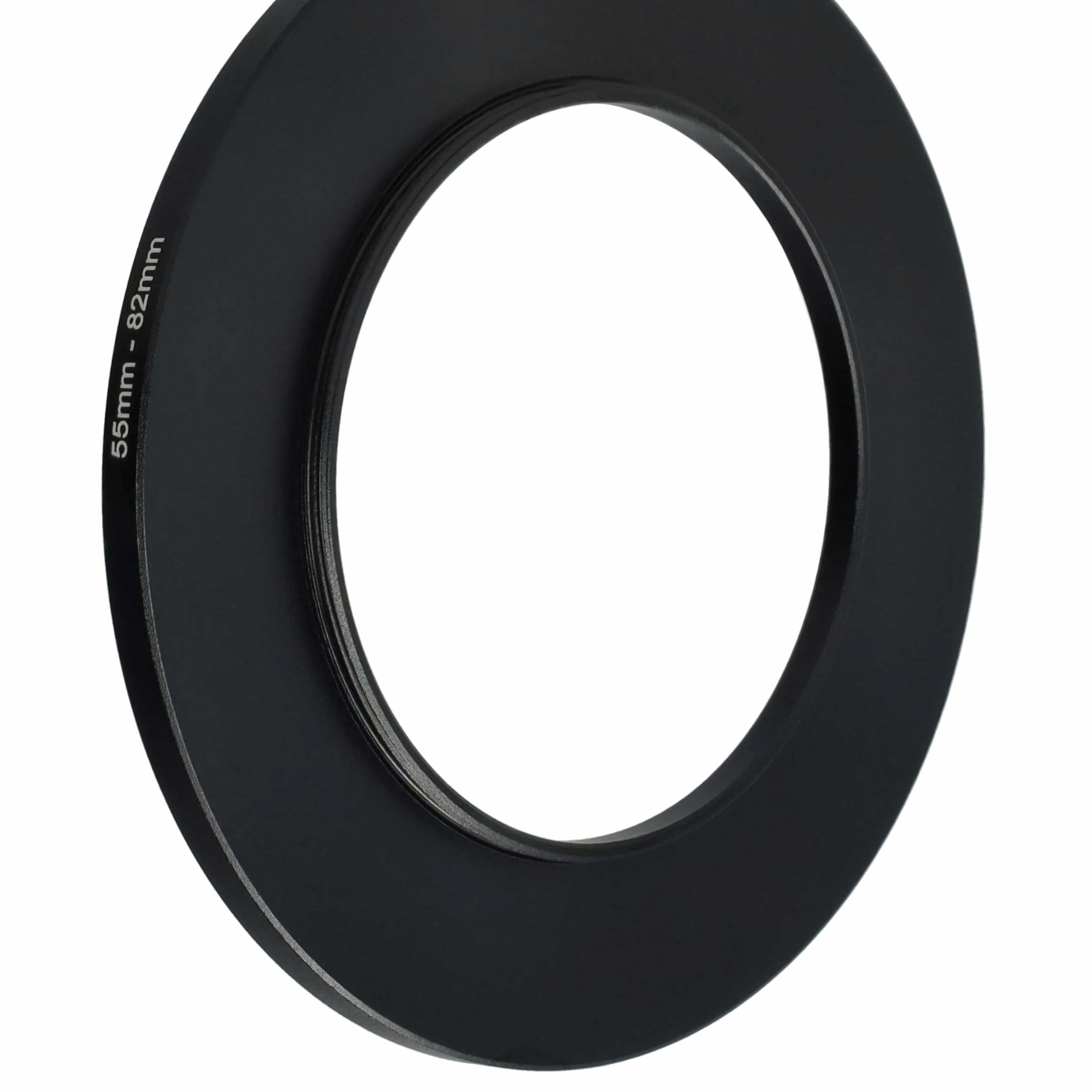 vhbw Adaptateur de Filtre Step-Up 55mm - 82mm pour Objectif d'appareil Photo, métal Noir