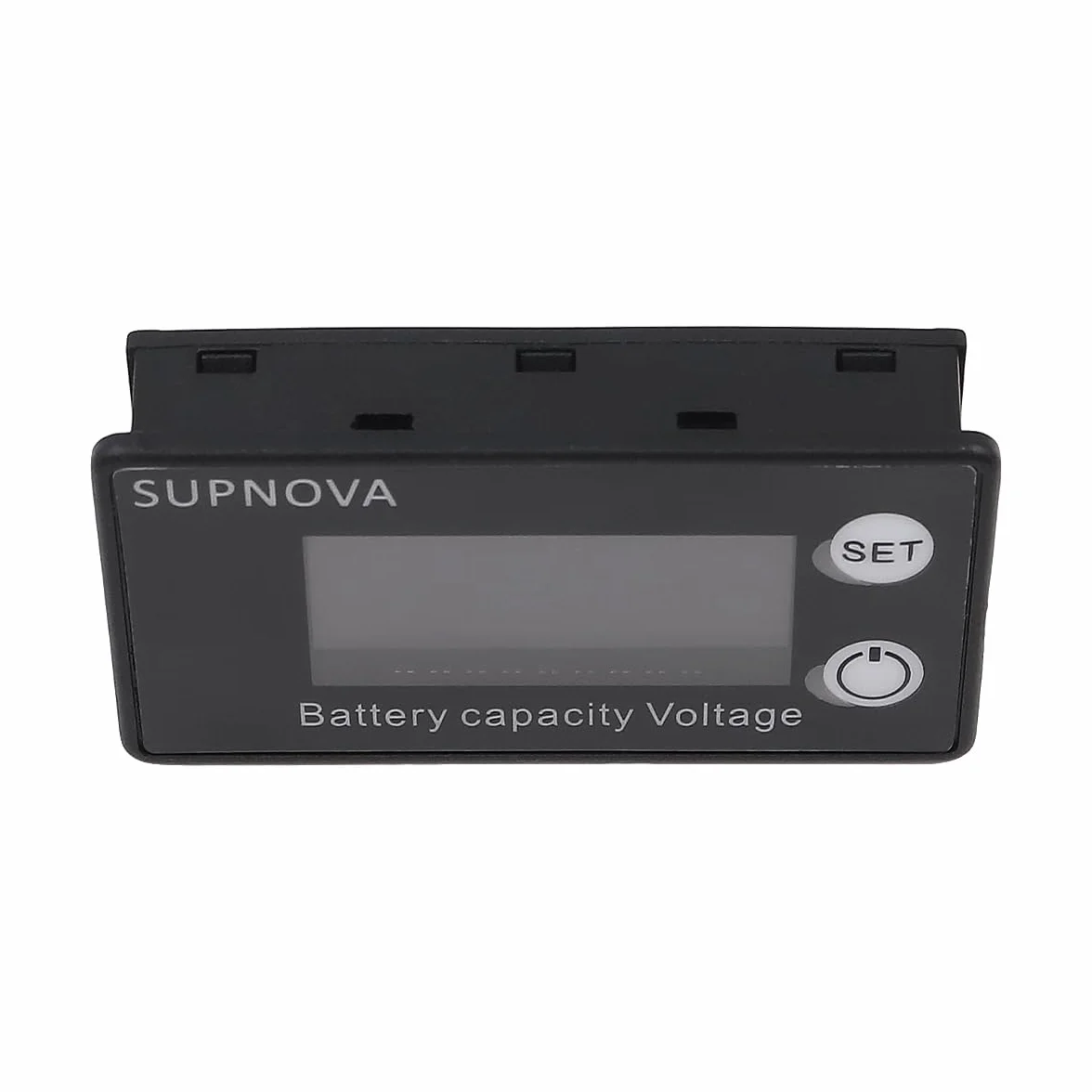 POFET Moniteur de batterie12V 24V 36V 48V 60V 72V 84V 8-100V LCD Capacité de Batterie numérique Testeur de pourcentage de capacité restante avec Alarme sonore et température