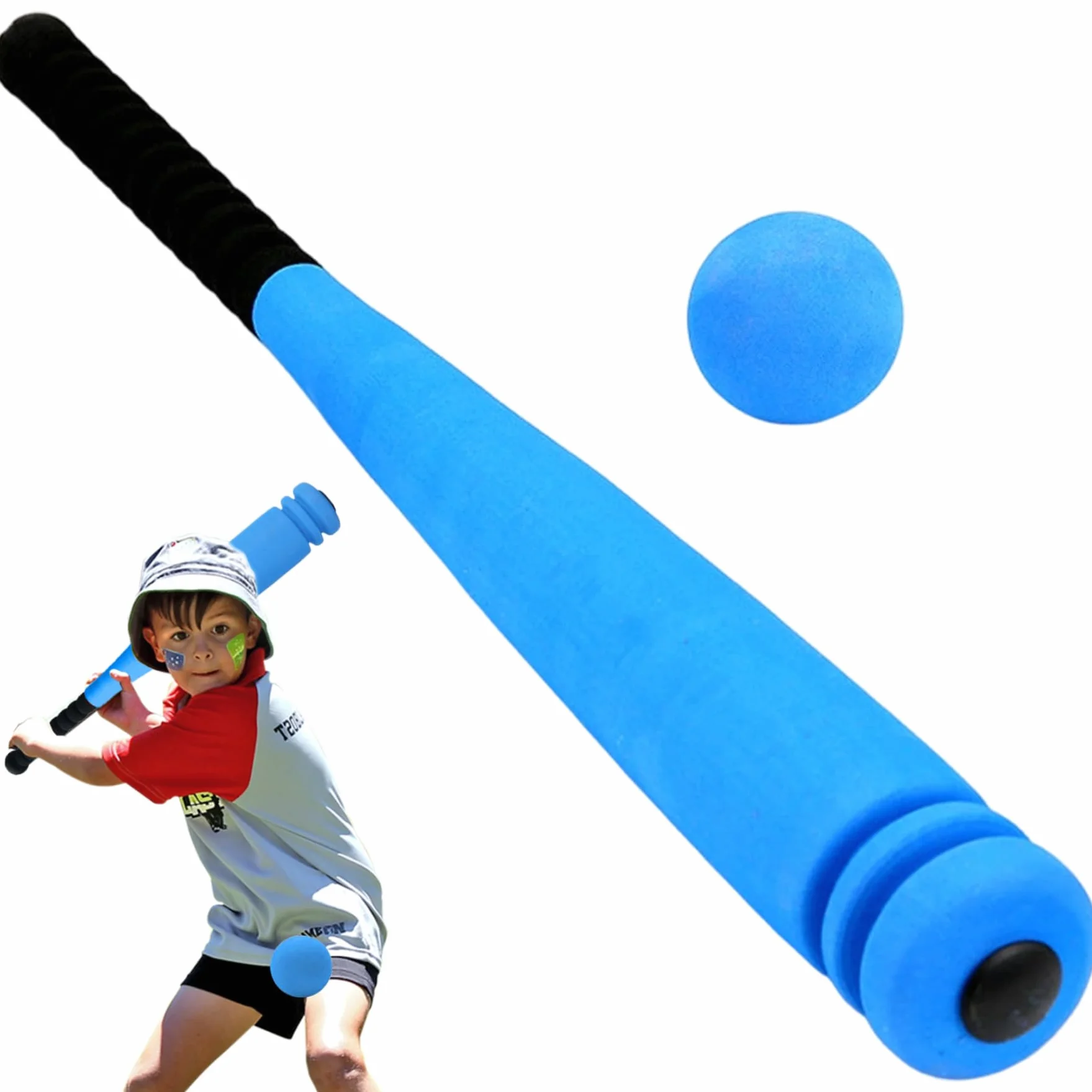 Batte de Baseball en Mousse Douce Légère avec Balle pour Enfants