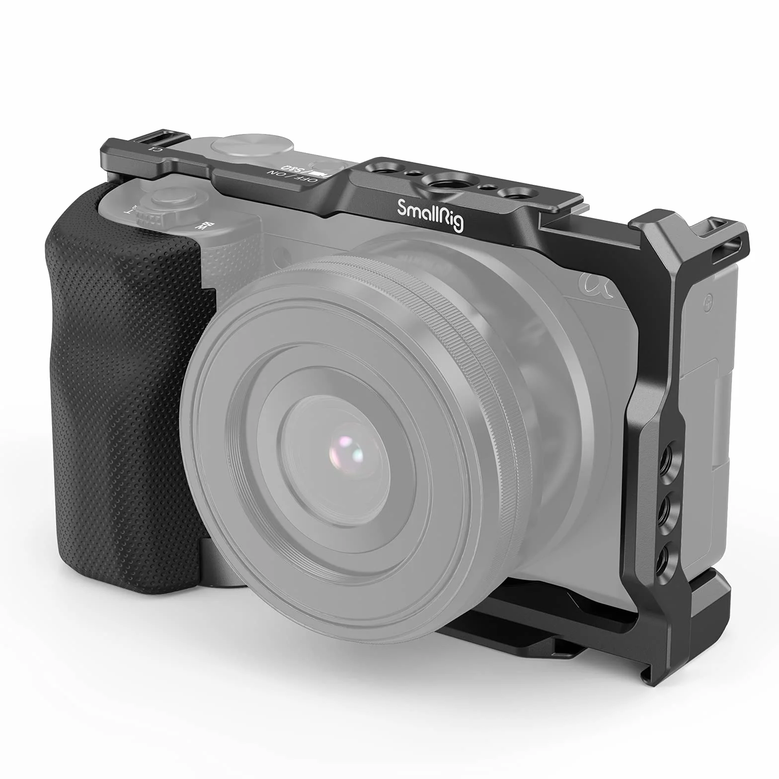 SMALLRIG ZV-E10 Cage avec Poignée et Plaque de Dégagement Rapide Intégrée pour Arca-Swiss pour Sony ZV-E10-3538B