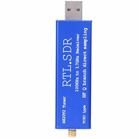 Récepteur récepteur du tuner 100 KHz-1,7 GHz Récepteur USB UHF VHF RTL-SDR RTL2832U + Chipset R820T2