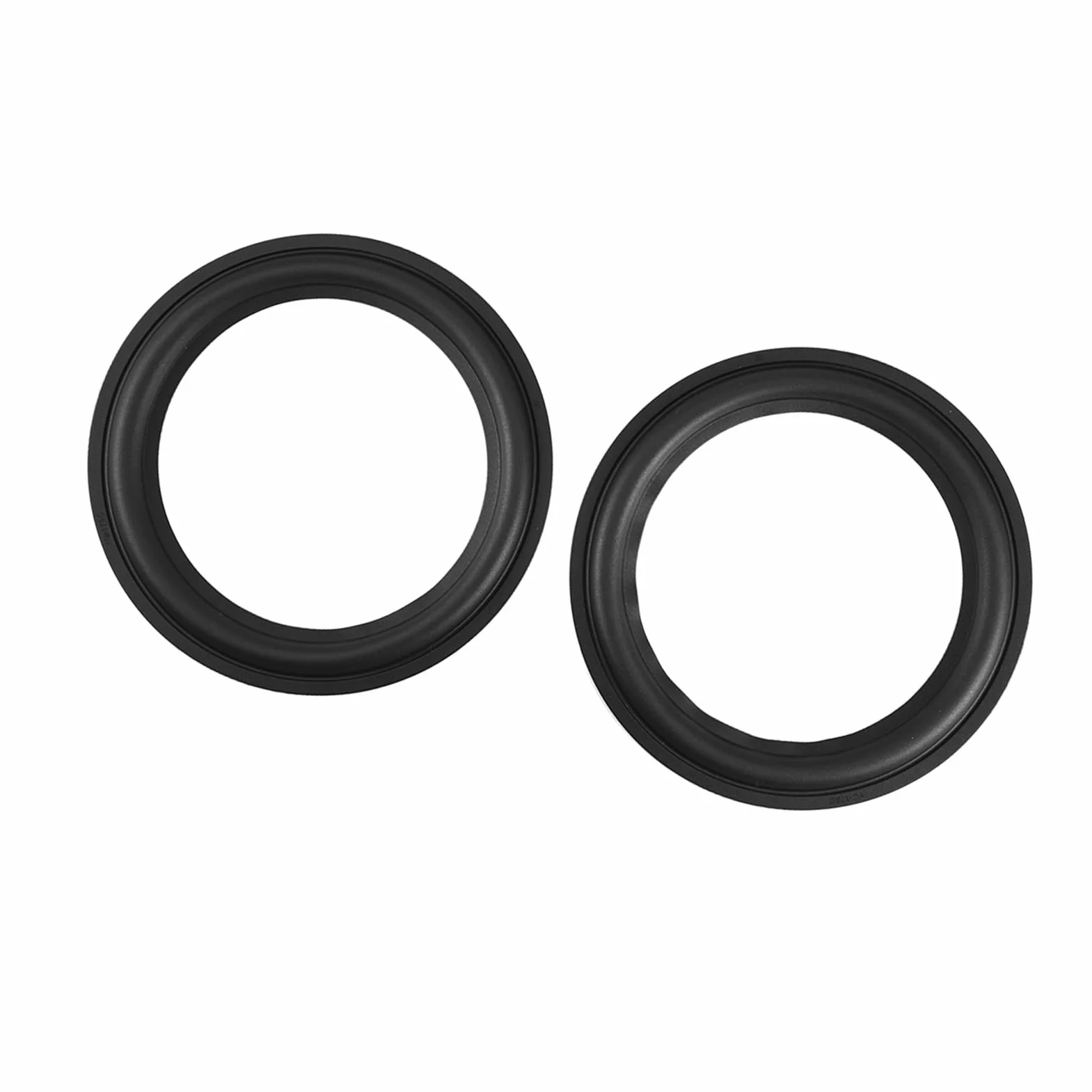 Demeras 2 pièces 8 Pouces Haut Parleur en Caoutchouc Surround Mousse Bord ent Anneaux pièces de Rechange pour Haut Parleur pièces de réparation