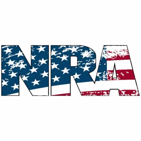 NRA National Rifle Association Gun Rights 2nd Amendment American Flag Autocollant graphique Auto mur ordinateur portable
