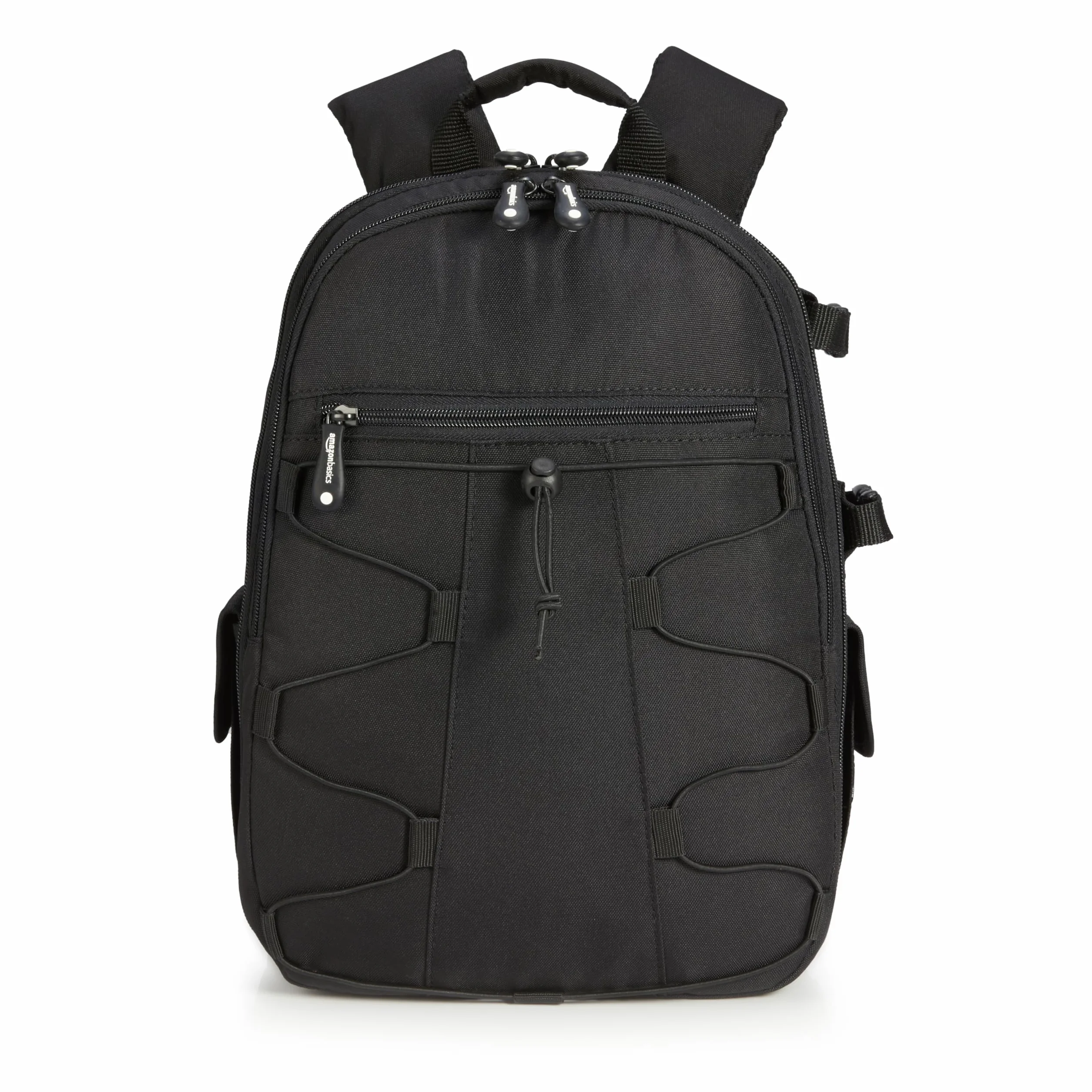 Amazon Basics Sac à Dos pour Appareil Photo Grande Capacité 30 x 15 x 37 cm Noir