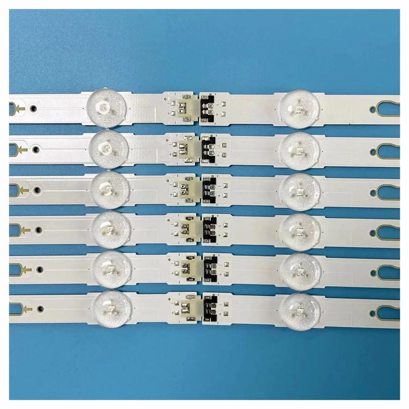 Mama's Pearl Kit 12 pièces LED Bande Fit for Samsung UE48JU6000 BN96-34793A BN96-34794A S_5U75_48_FL_R6 S_5U75_48_FL_L5 LM41-00121G LM41-00121H