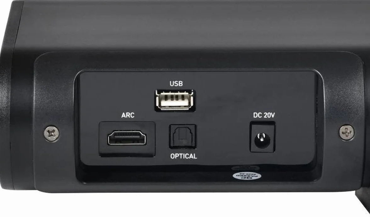 SALORA SBO680 Barre de Son TV Bluetooth 5.0 sans Fil 2.1 canaux 60W Caisson de Basses intégré HDMI Arc