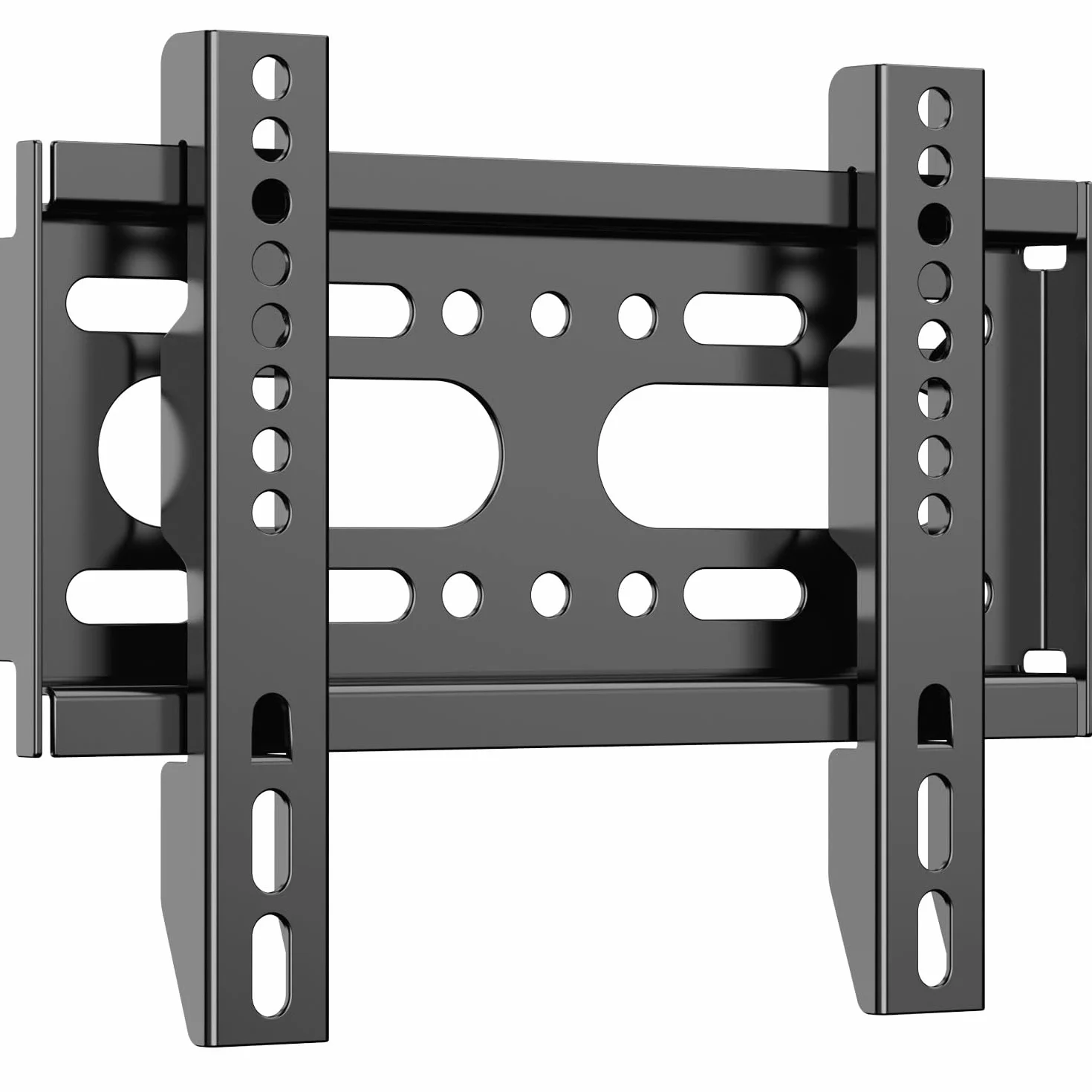 Support Mural TV Fixe pour 14-42 Pouces,VESA jusqu'à 200x200mm Poids Maximal 25KG, 19 24 27 32 37 Pouces Petit écran de télévision Ultra - Mince Support Mural pour Moniteur,Support Mural TV