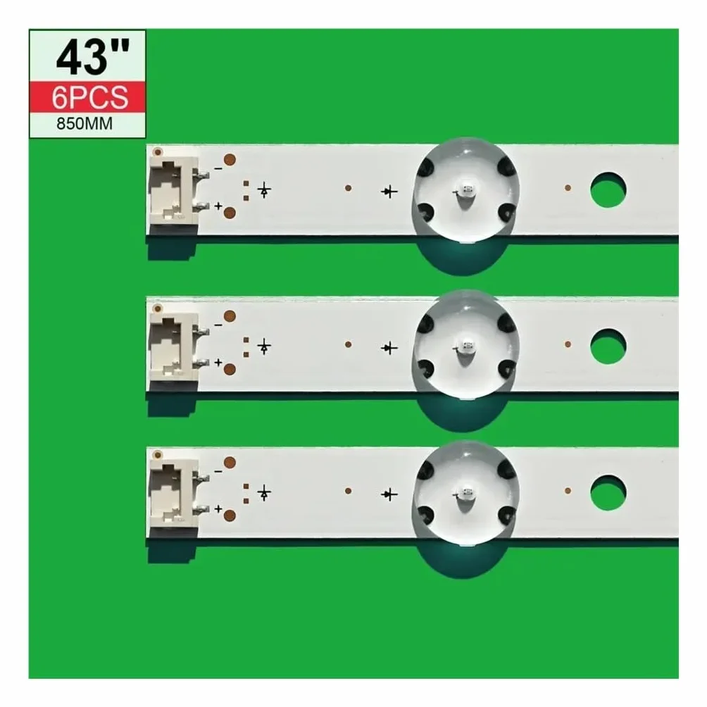 Bande de rétroéclairage LED, for LG UF64_UHD_A 43LH604V 43UH603V 43UH610V 43UF6407 HC430DGN 43UF6409 43UH6030 43UF640