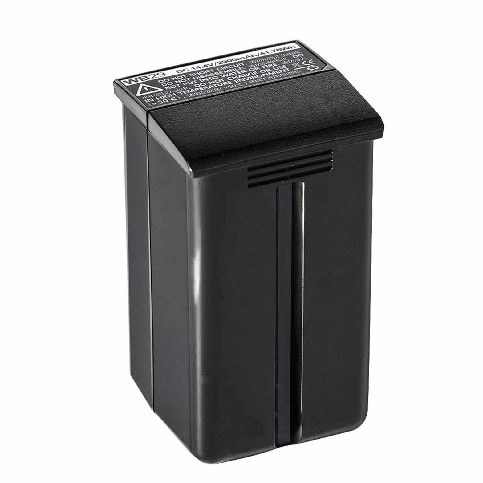 GODOX WB29 Batterie de Remplacement pour Flash AD200Pro AD200 Batterie au Lithium avec DC 14,4 V/2900 mAh et 500 Flashs à Pleine Puissance WB29