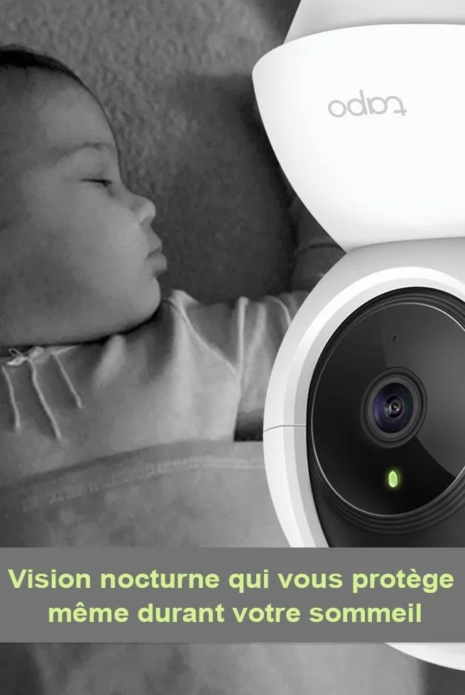 Tapo C200 2 Pack Caméra Surveillance WiFi intérieure 1080P, détection de Personne, Audio bidirectionnel, Compatible avec Alexa et Google Assistant, pour Bébé ou Animaux