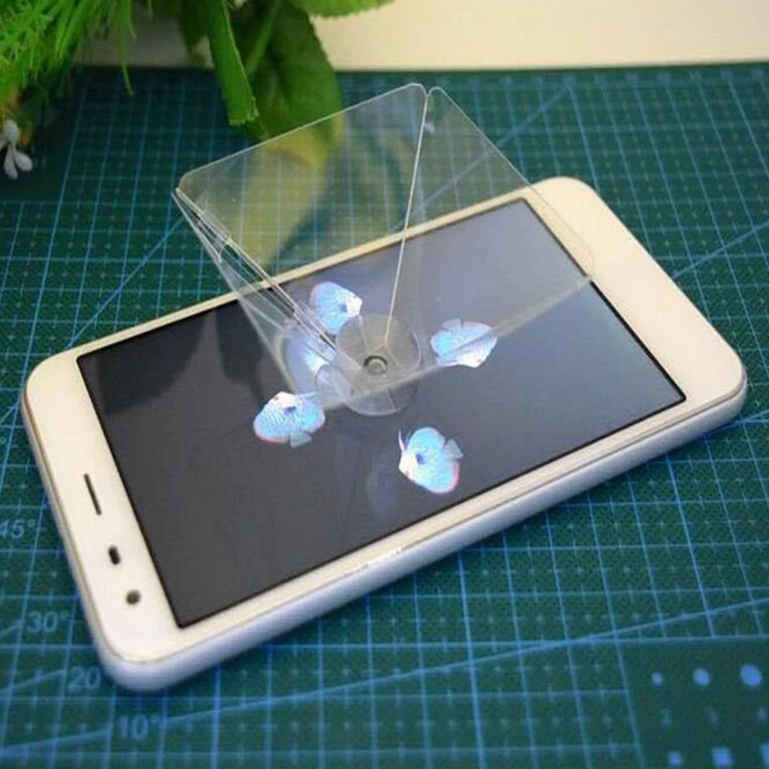 Projecteur holographique 3D pour Smartphone, projecteur d'hologramme Triangle