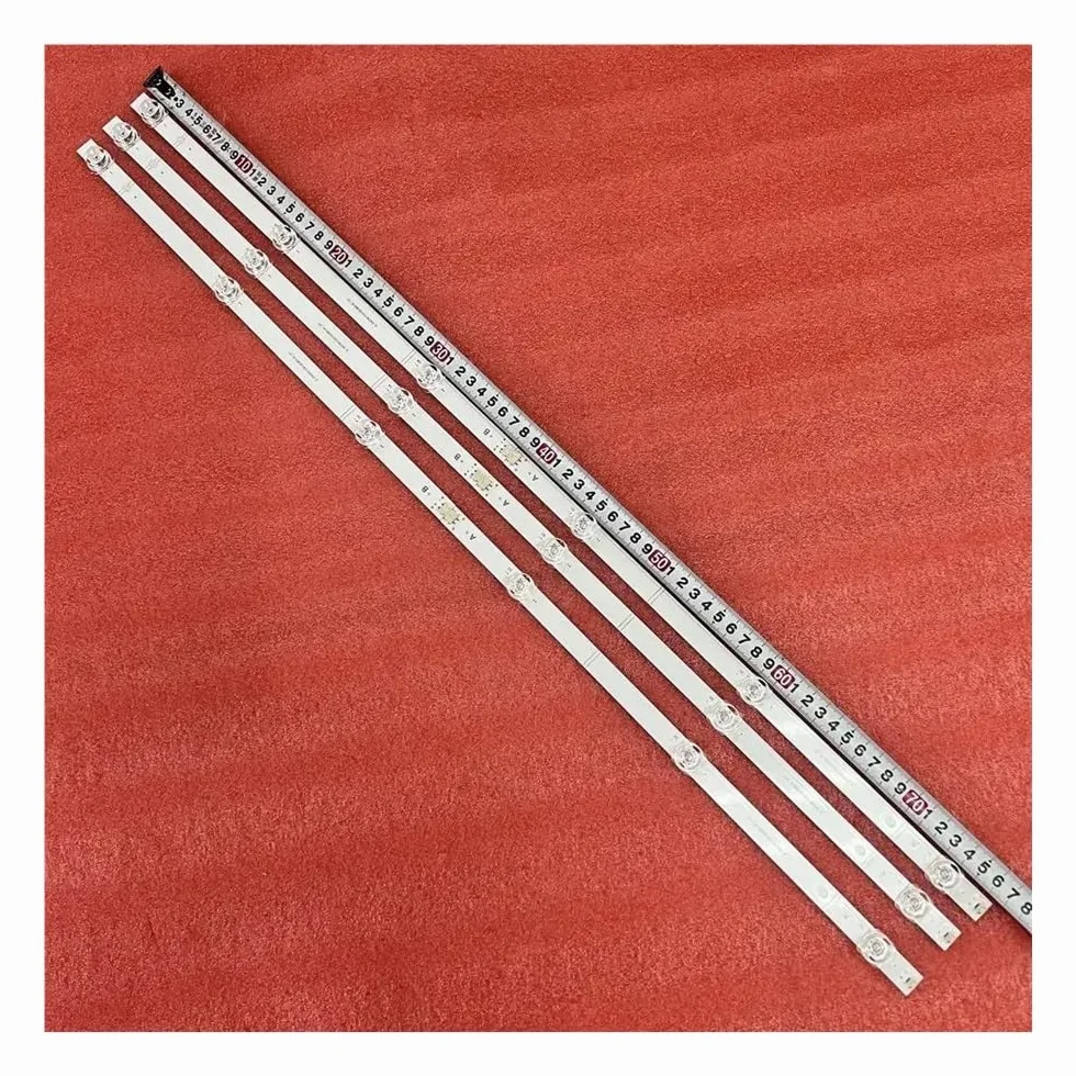 Bande LED Hisense 43A66G 43C350KE 43A6BG 43A6K 43A53FEVS 43A6GTUK 43A6B9TUK 43A63H 43A6CG 43A6GIL Barre Lumineuse Kit 3pcs