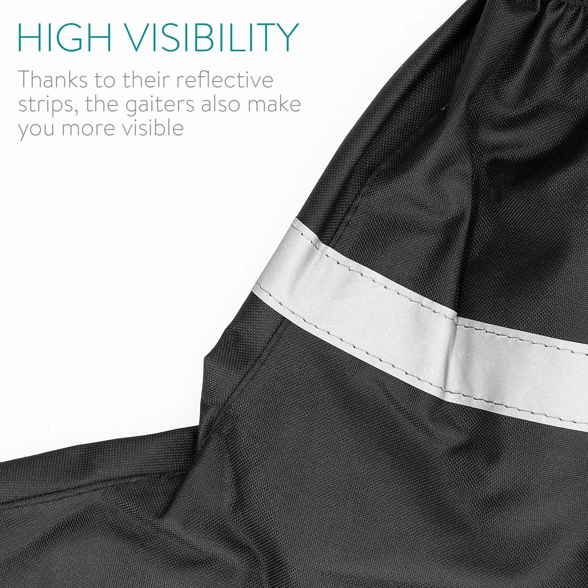 Guêtres pour Chaussures Imperméables 1 Paire Protection Pluie Neige VTT Chasse Ski Randonnée