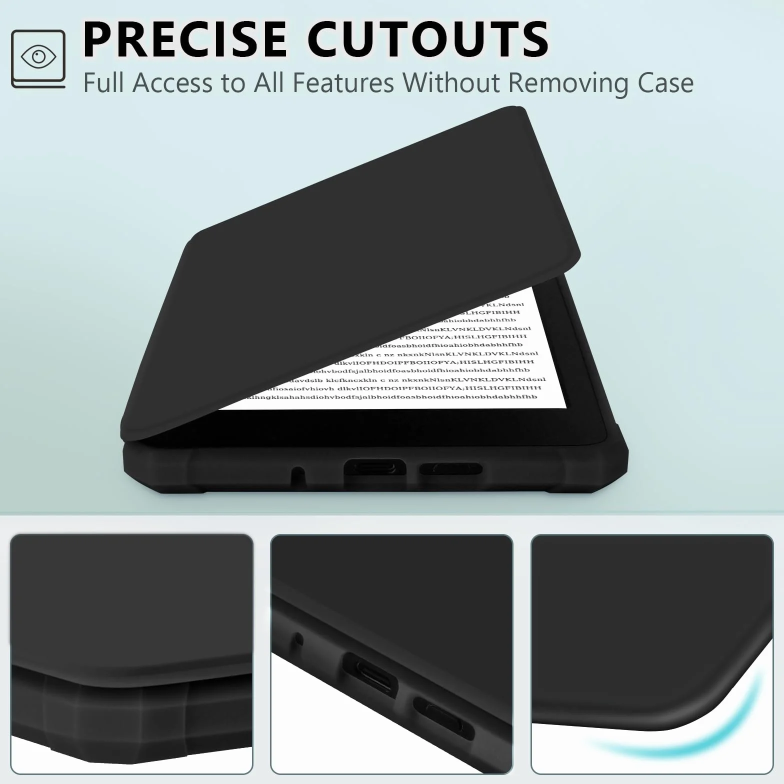 Coque pour Kindle 11ème Génération 6 Pouces - Étui de Protection Ultra Mince Compatible Modèles 2024 et 2024, Fonction Veille/Réveil Automatique